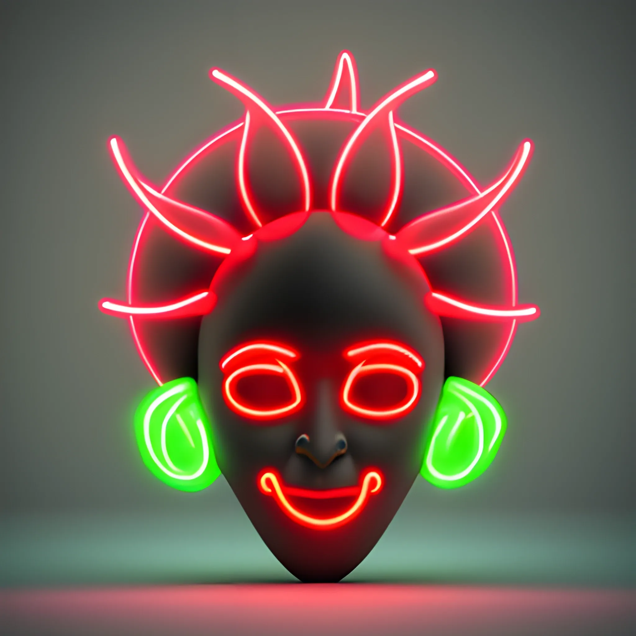  MIRUS , neon,, 3D