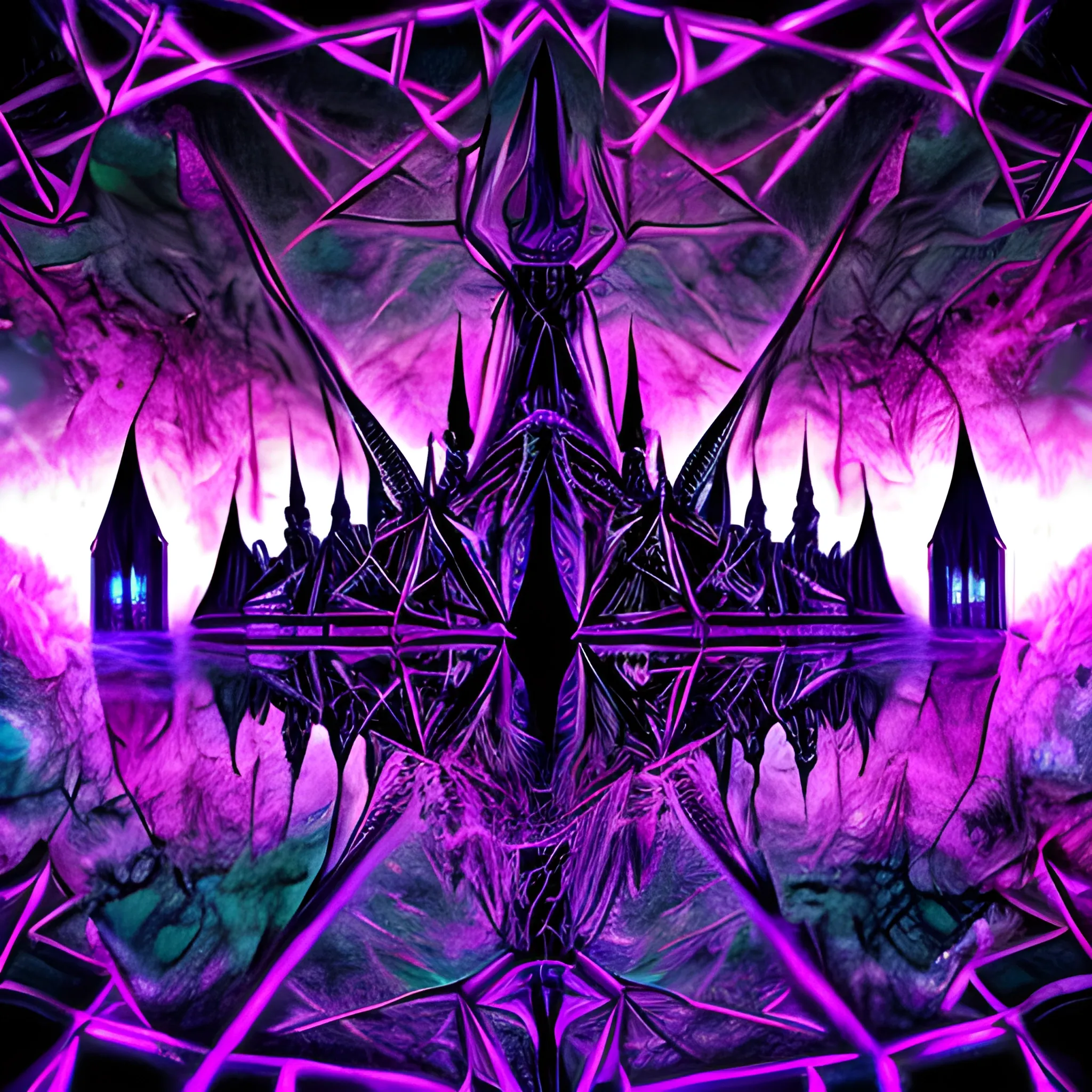 a background full with truss dark evil, , Trippy