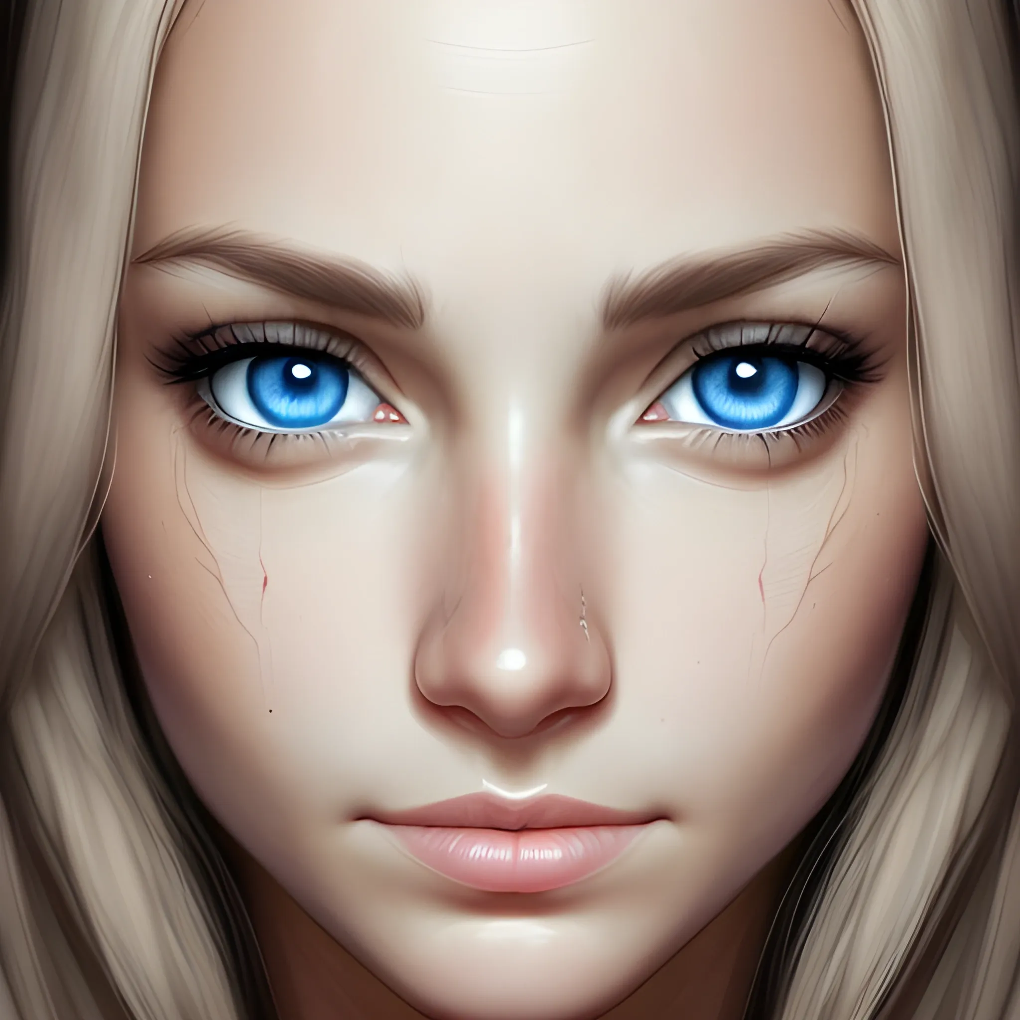 very nice face, beautiful eyes, Photo-realism,