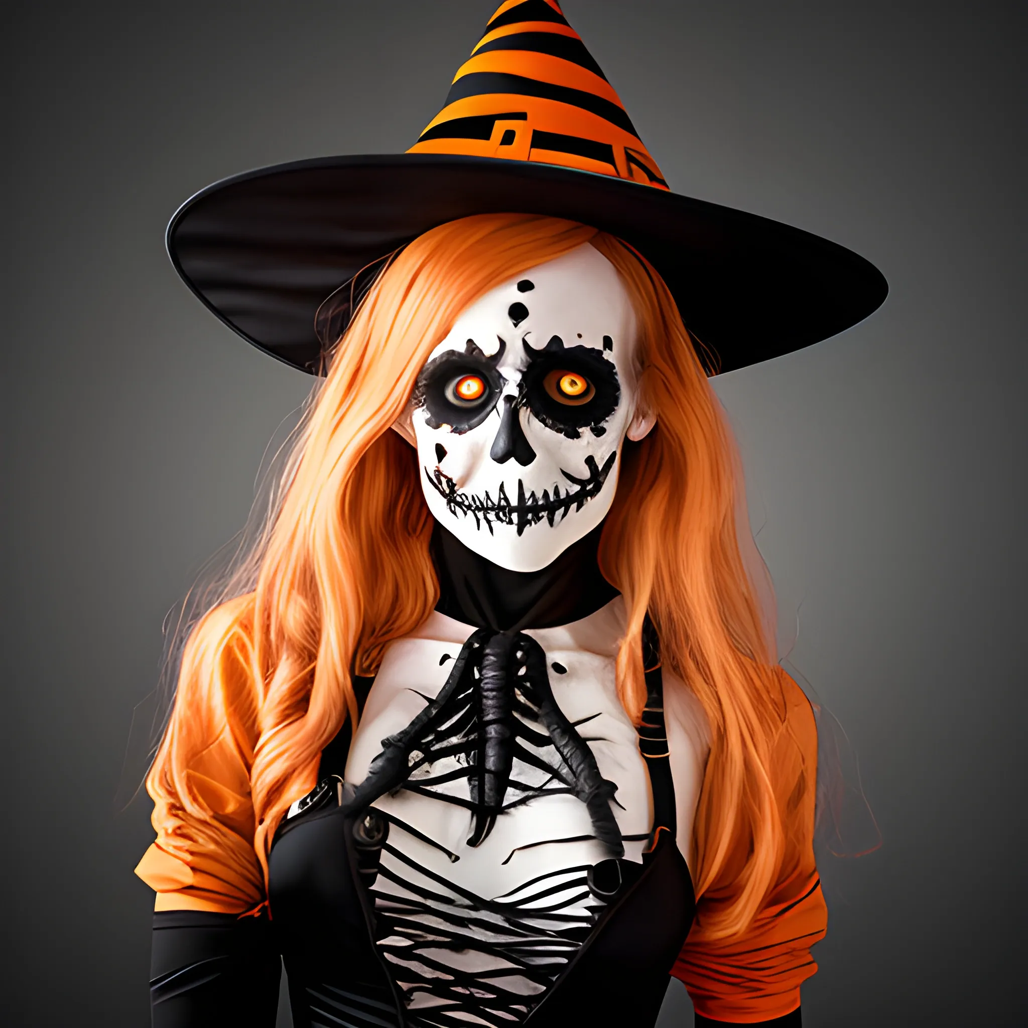 Halloween portrait in costume