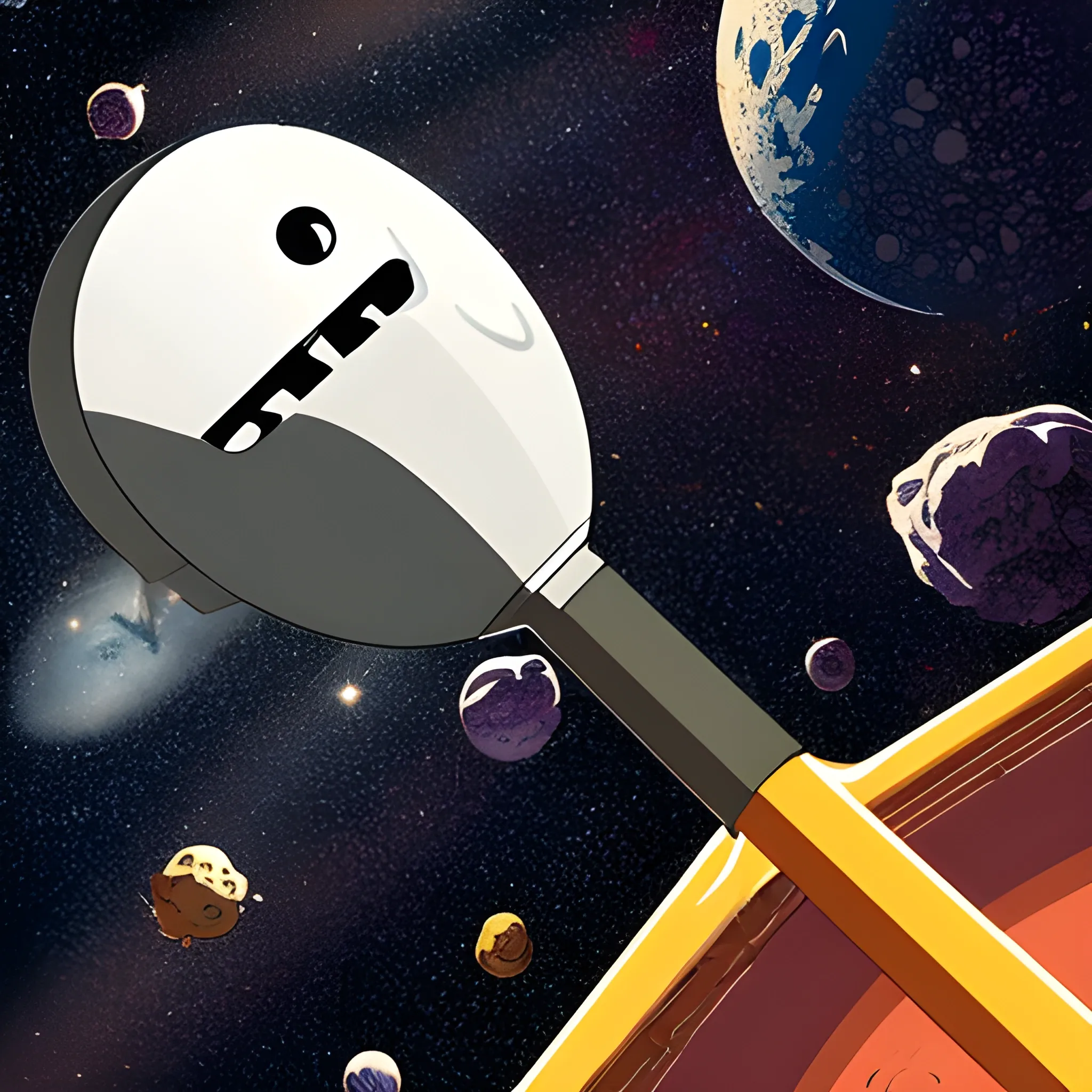 shovel in space