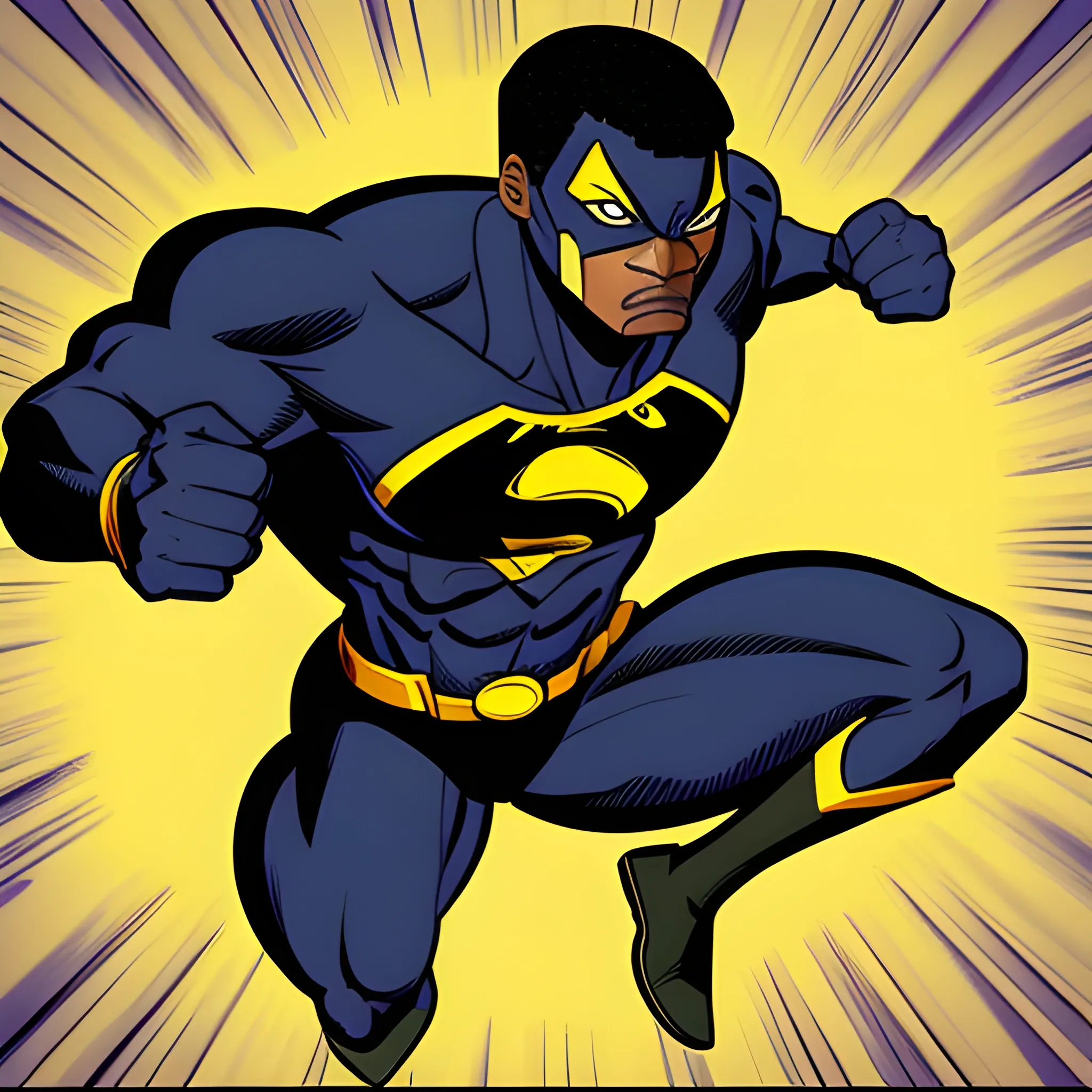 black superhero, Cartoon