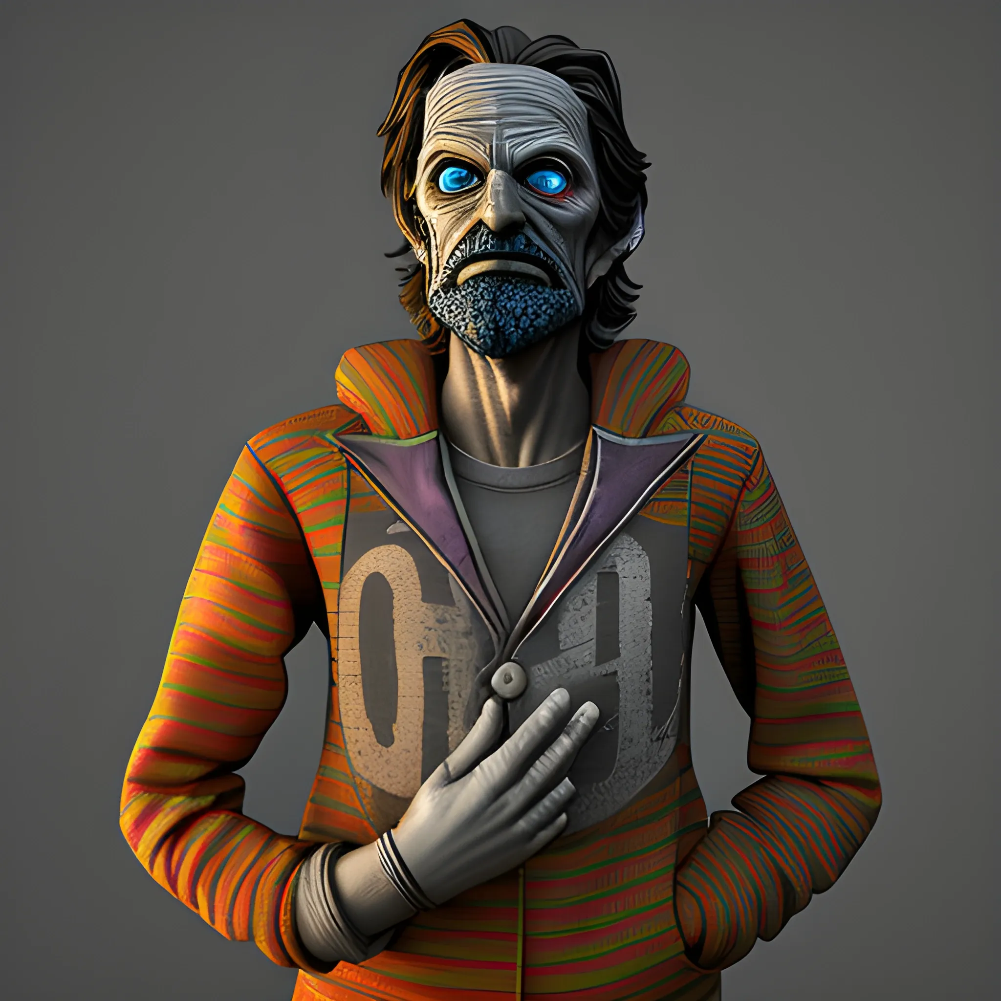 Hobo superhero , Trippy, 3D