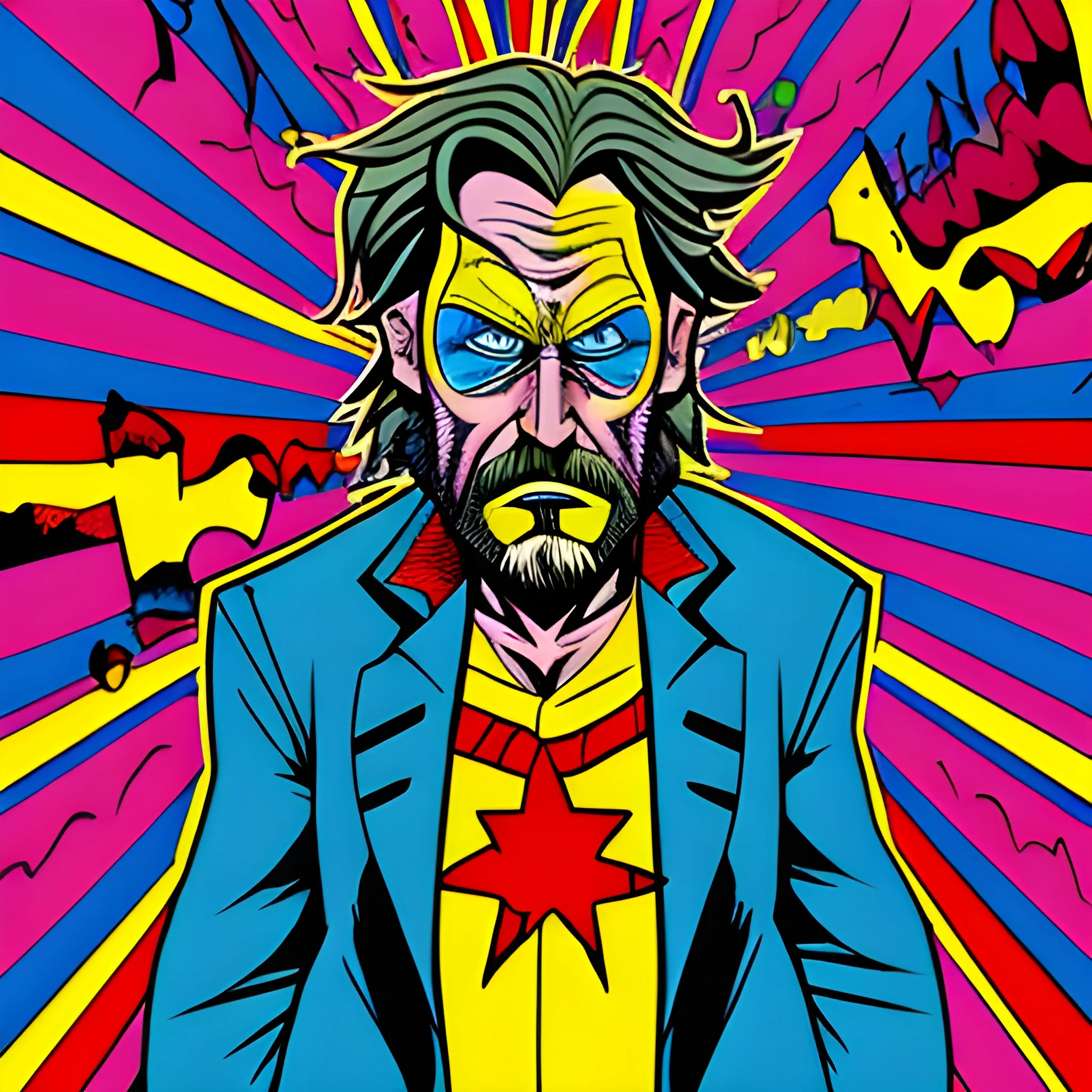 Hobo superhero , Trippy, Cartoon