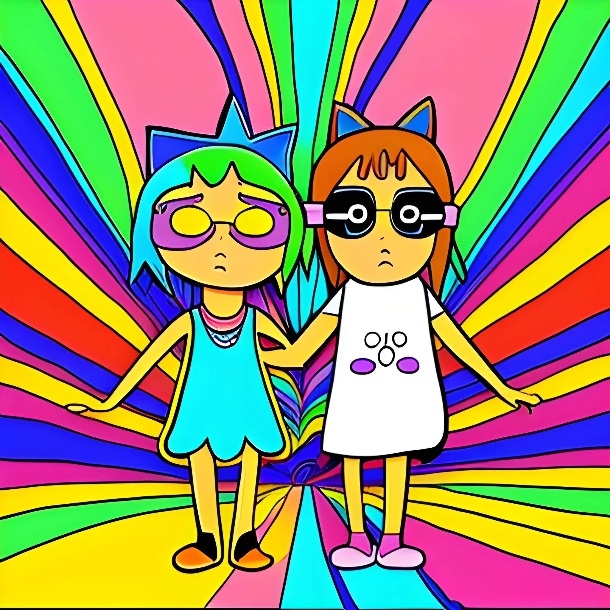 Best friend , Trippy, Cartoon