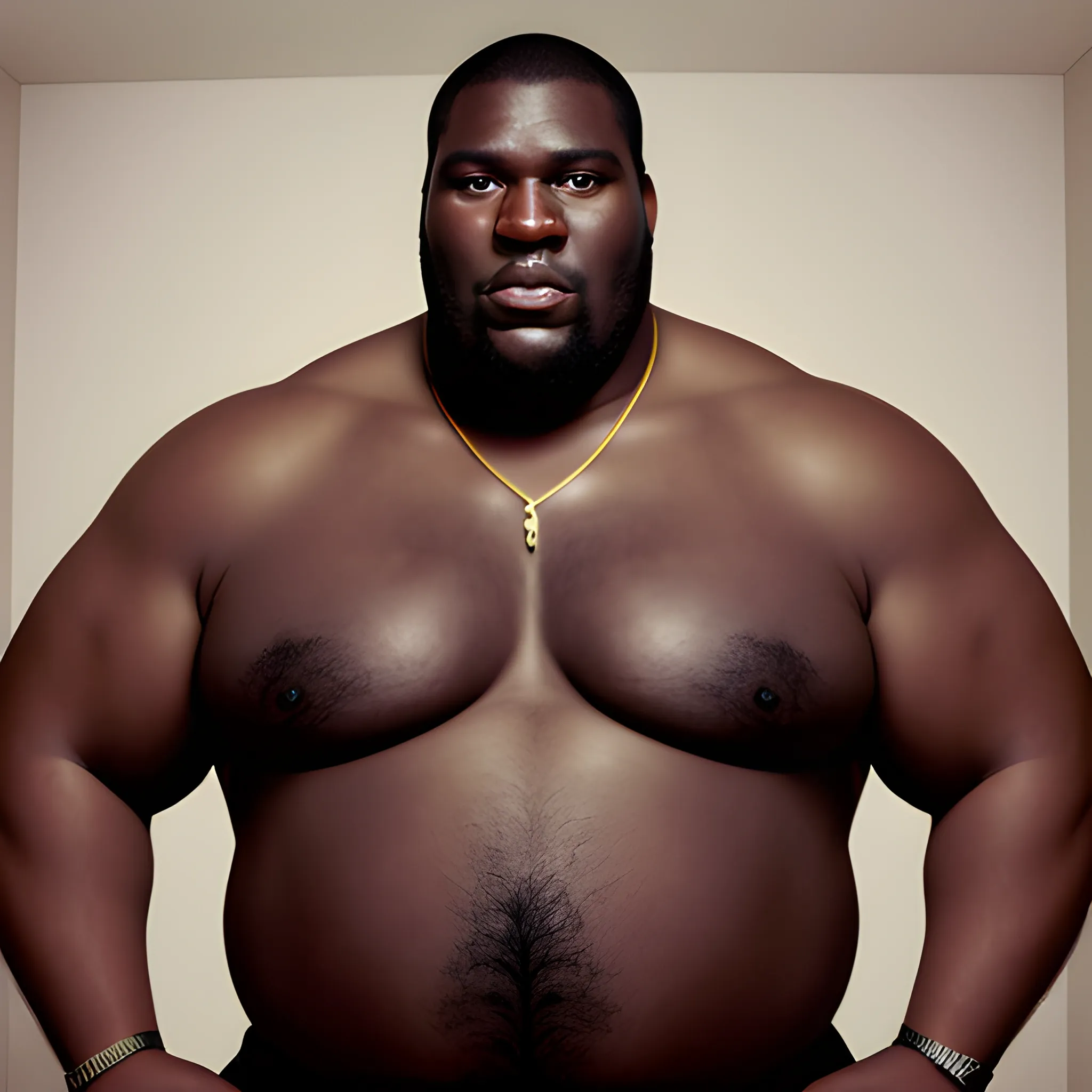 Big black man