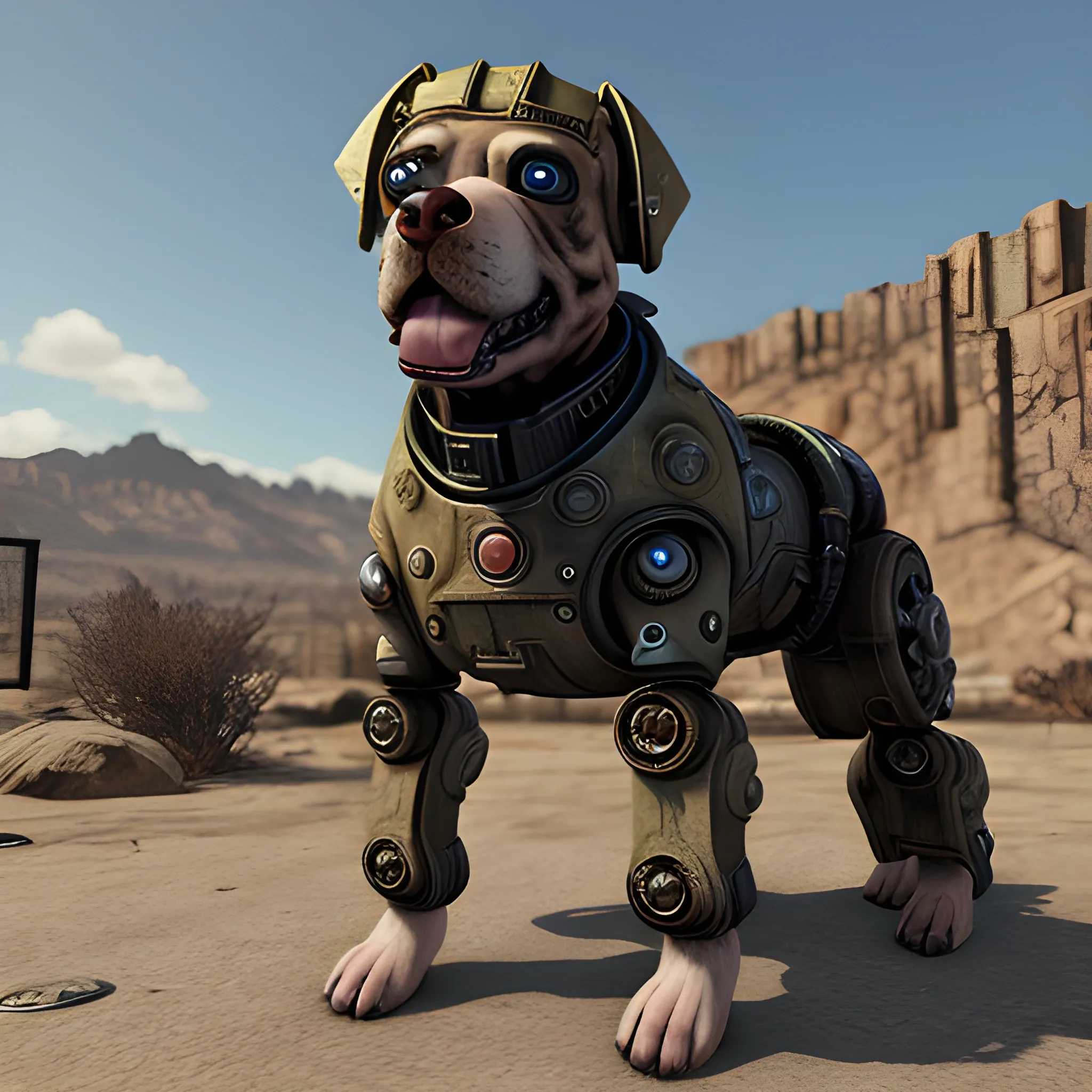 Fallout new vegas cyborg dog