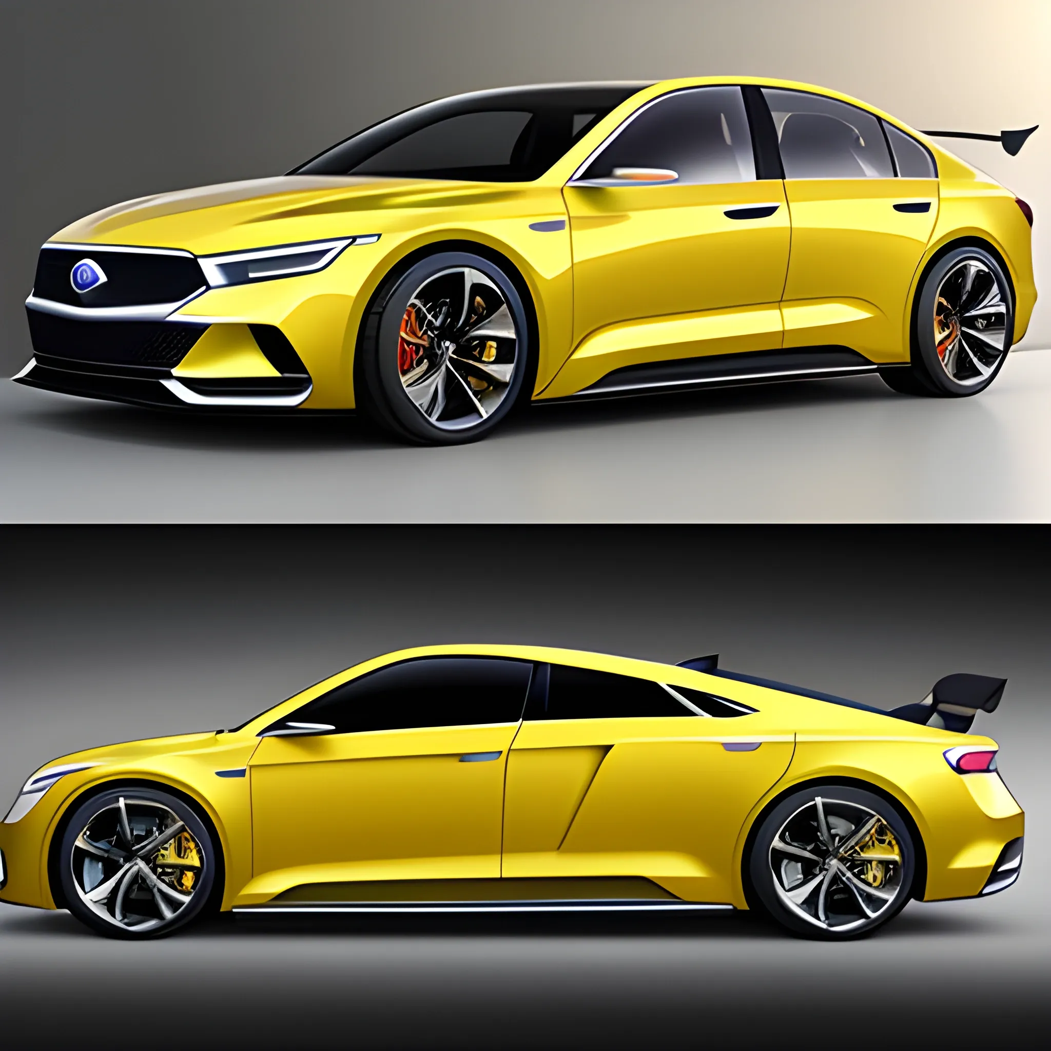 sport car sedan concept 