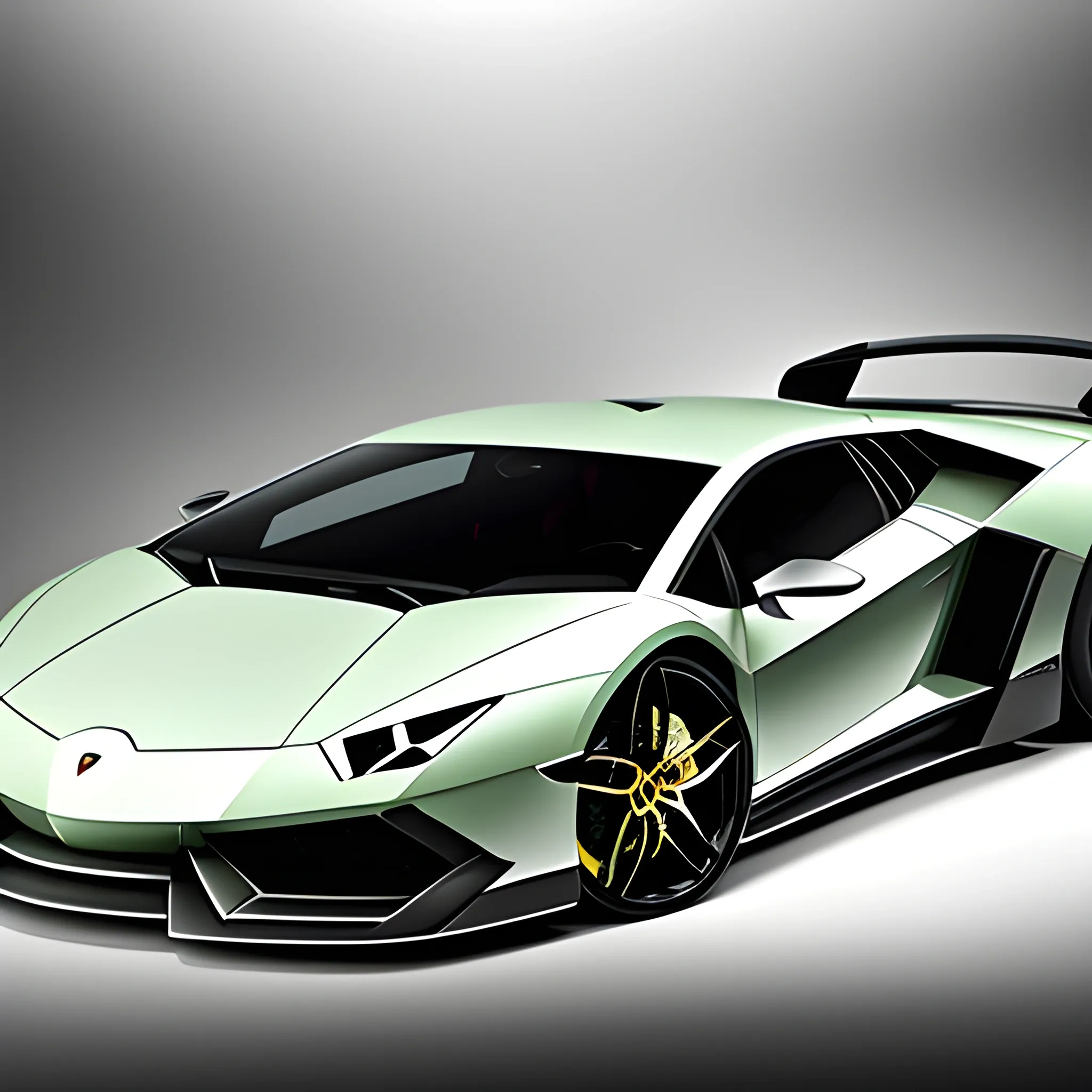 sport car sedan concept mixed with style lamborghini