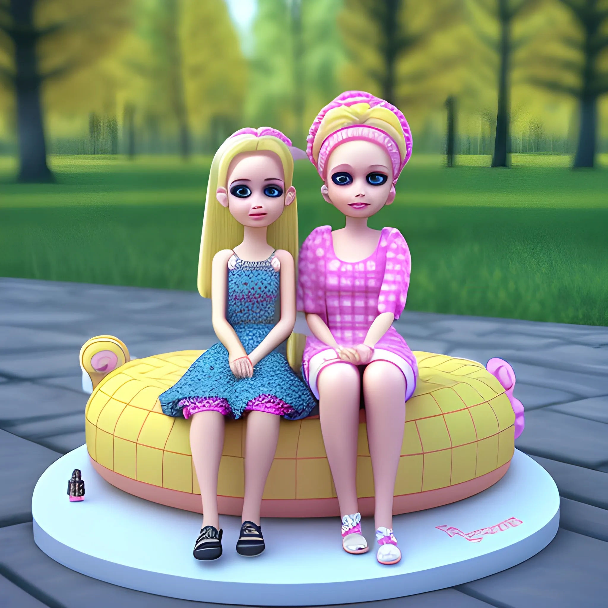 BARBI & LACI szauna logó, 3D - Arthub.ai