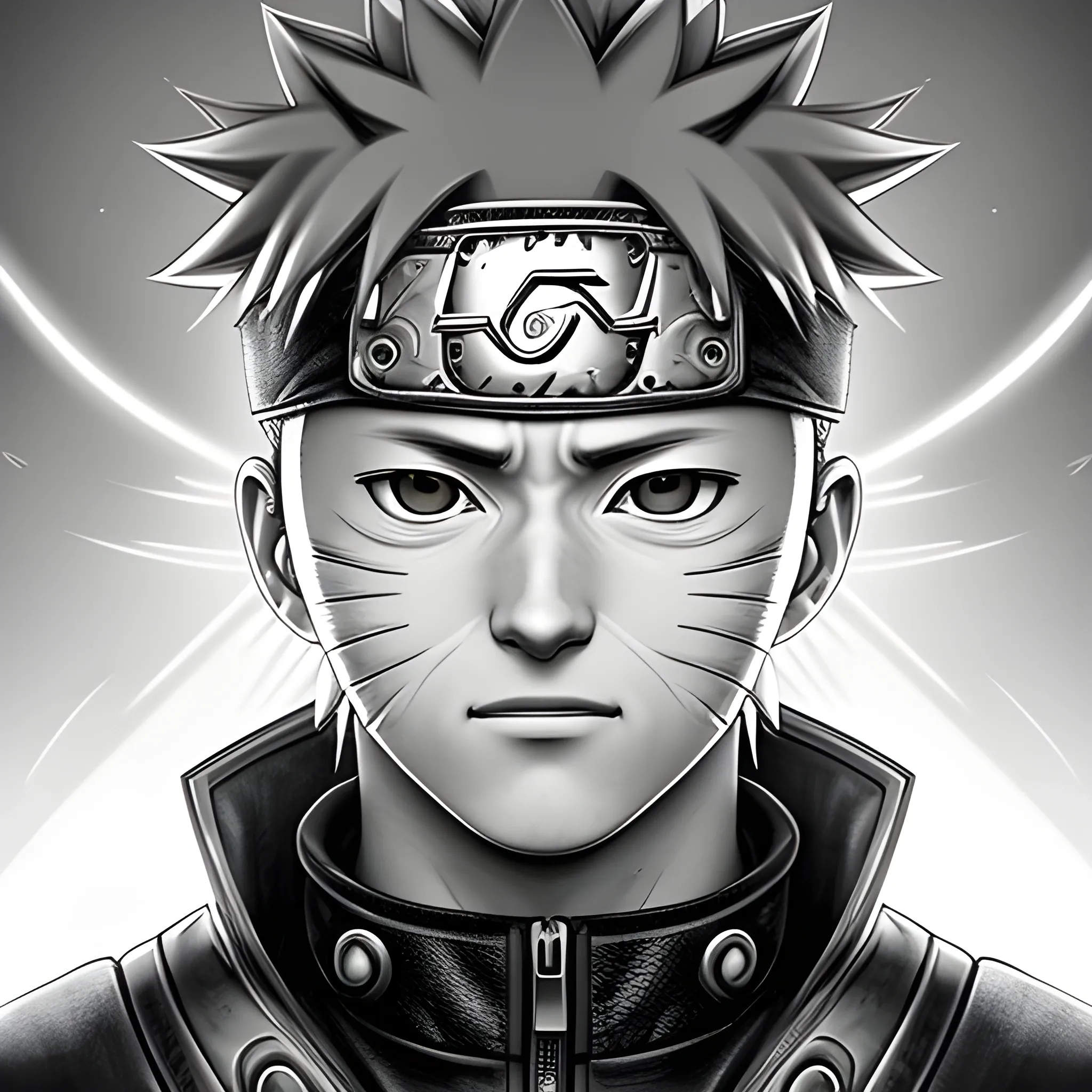 A detailed and intricate digital artwork in a cinematic style, this ultra-high resolution portrait of Naruto is a true masterpiece. The beautiful lighting and fun design make it a trendsetter on ArtStation. A true award-winning work.