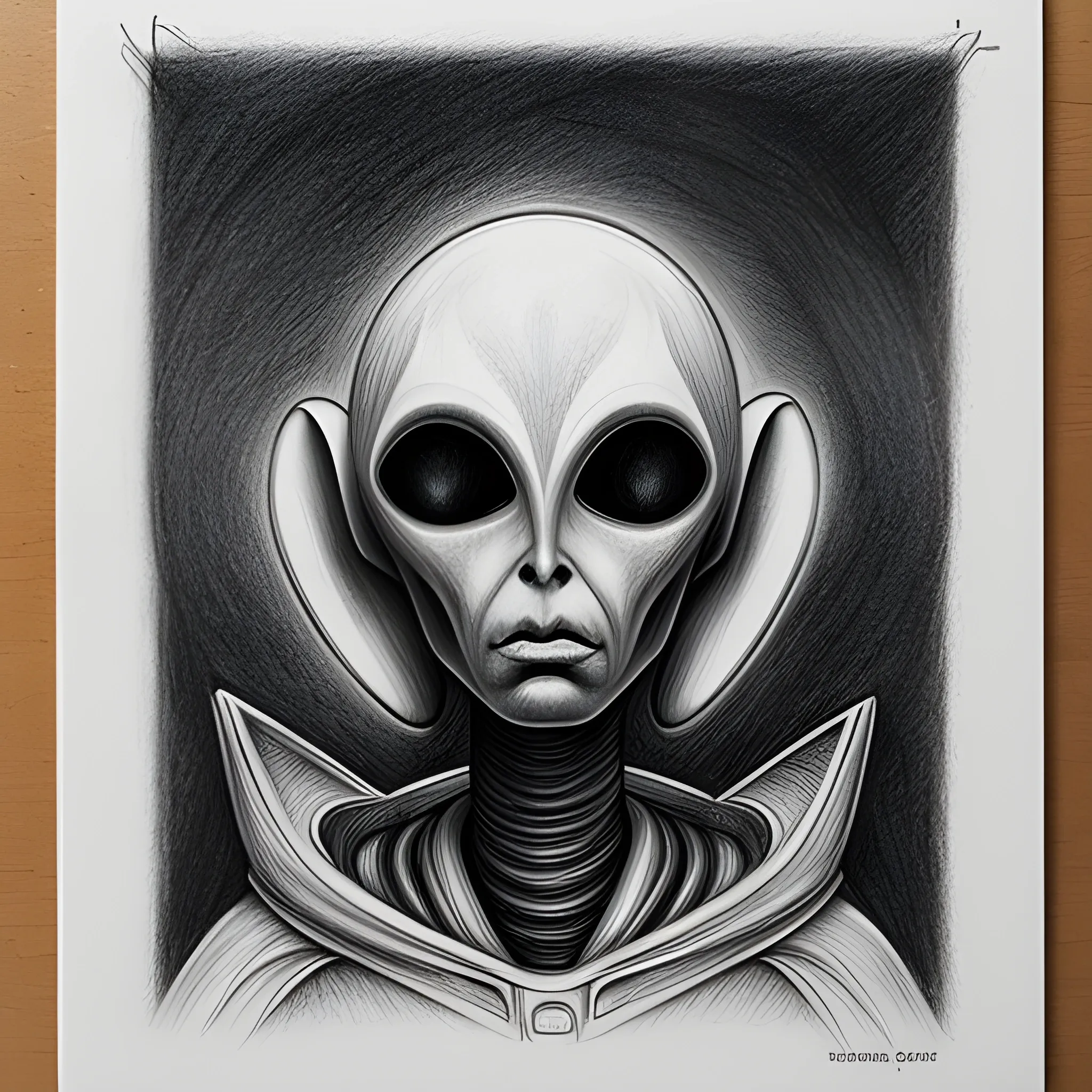 extraterrestre, Pencil Sketch