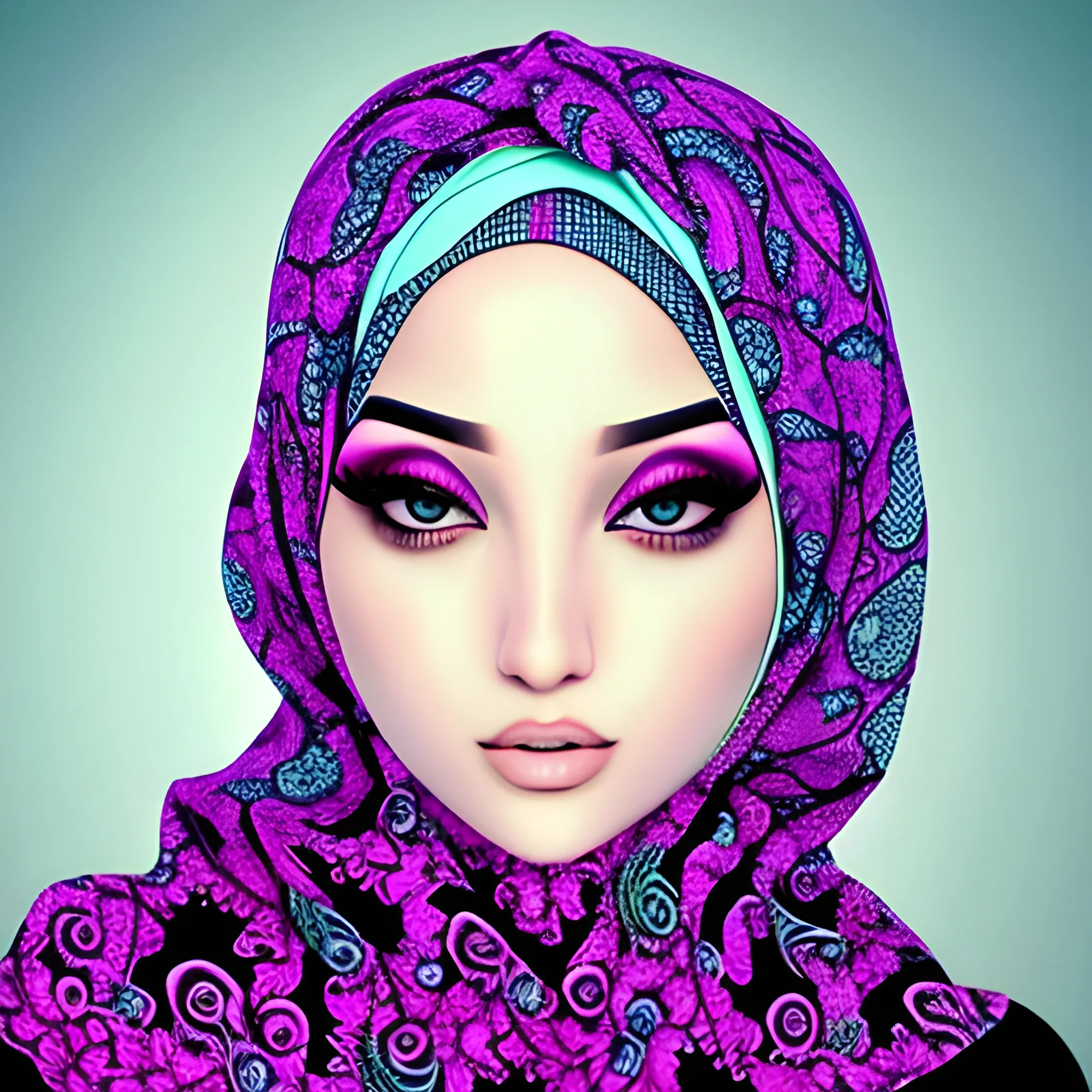 hijab sexy, Trippy - Arthub.ai