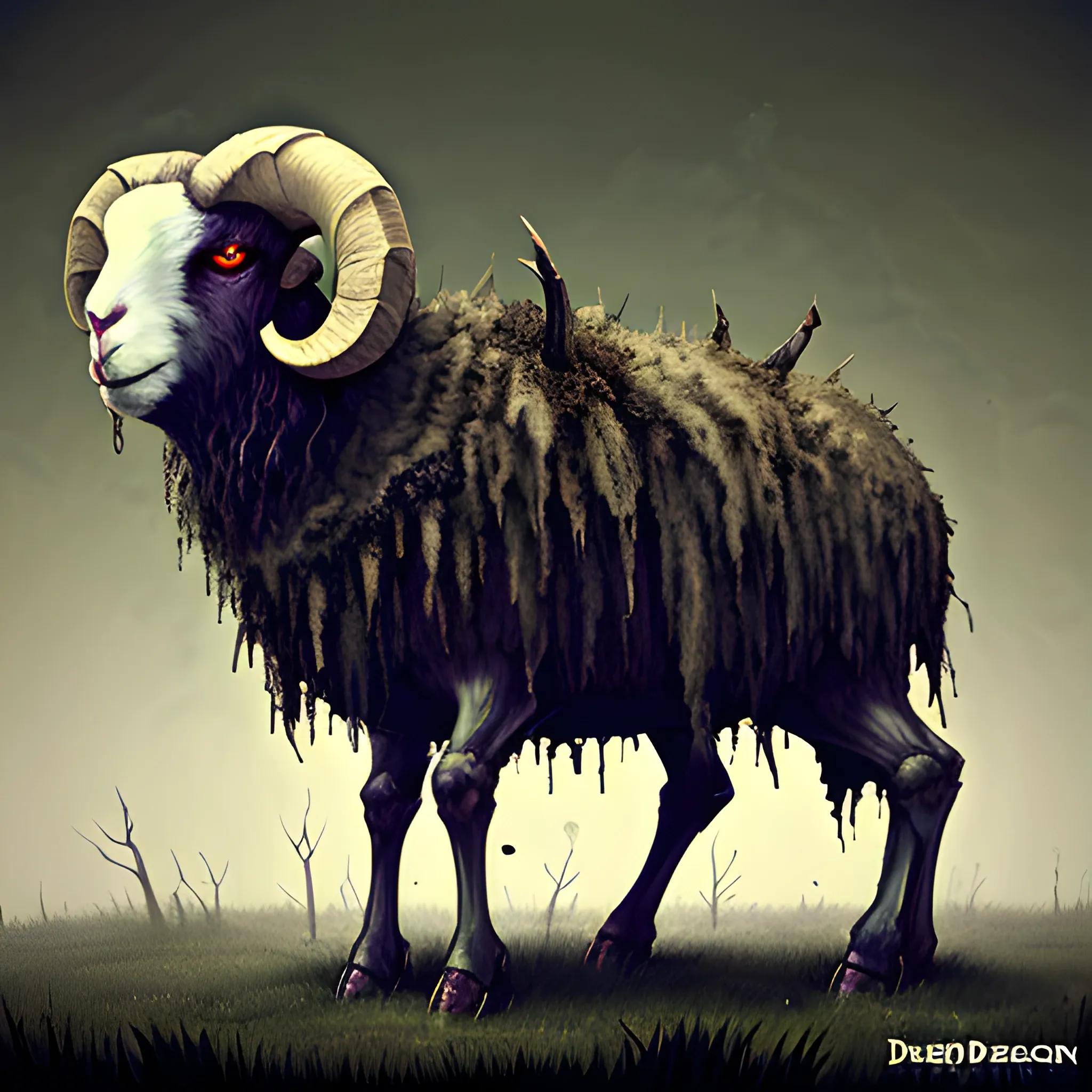 Elder sheep demon of death and decay
