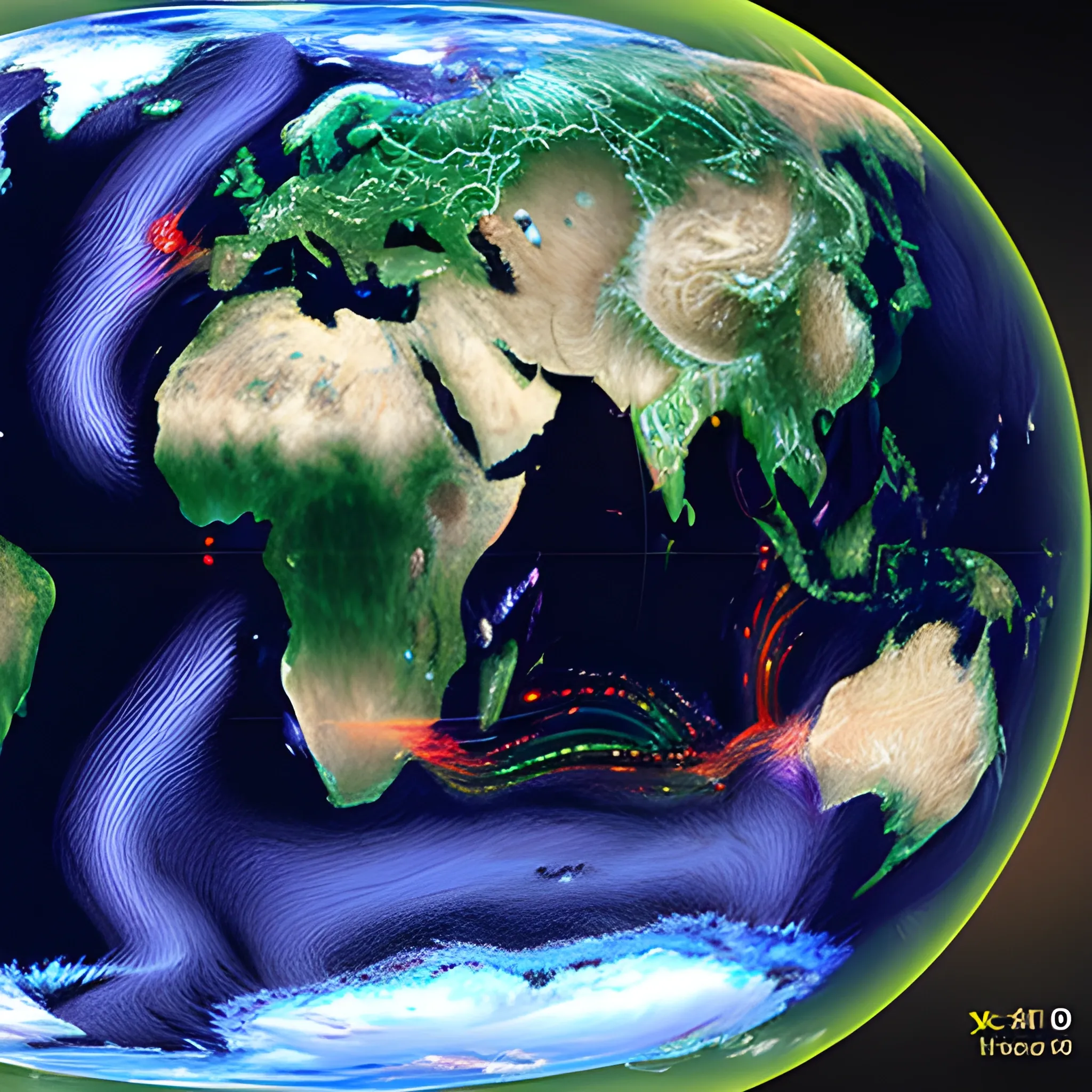 The world seen with x-ray vision, 3D