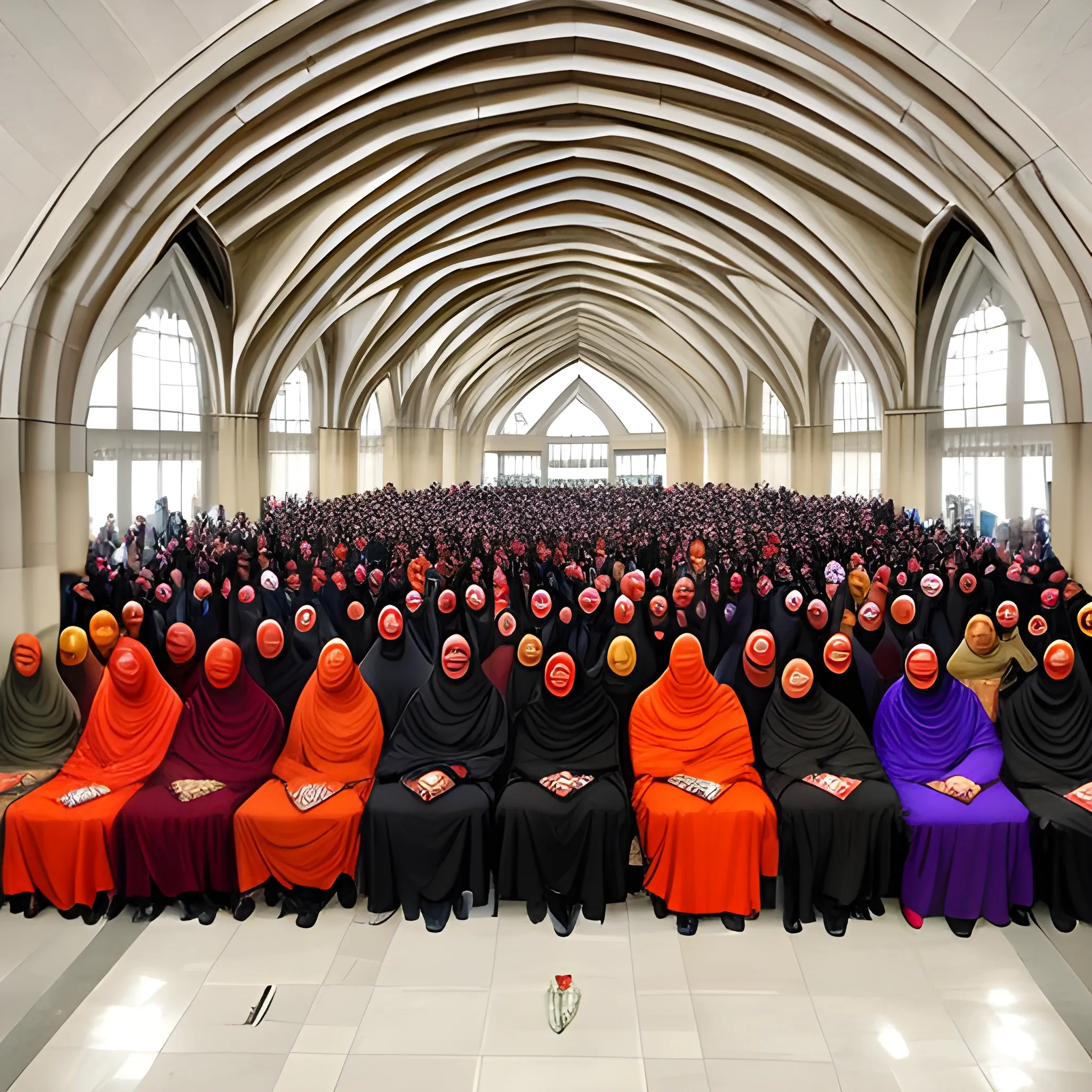 Make a morden university, student come out, make the student with boy and hijjab girls, the title of university building is UNIKL