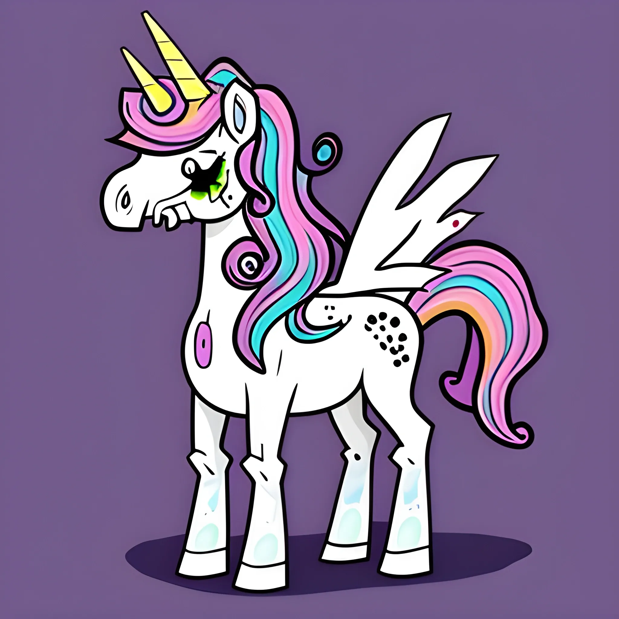 Zombie Unicorn, Cartoon