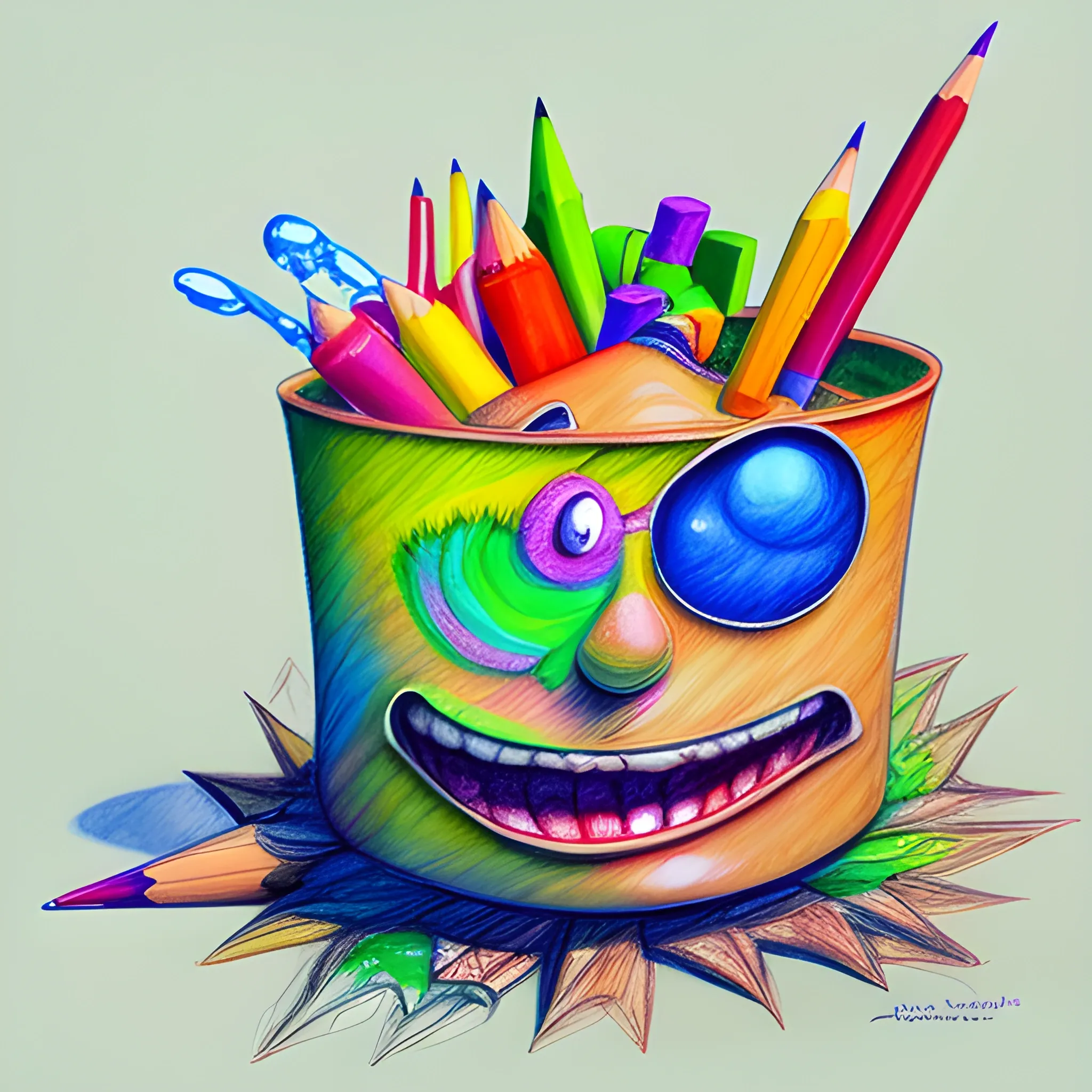 , Trippy, Cartoon, 3D, Pencil Sketch, Cartoon, Water Color, Oil Painting