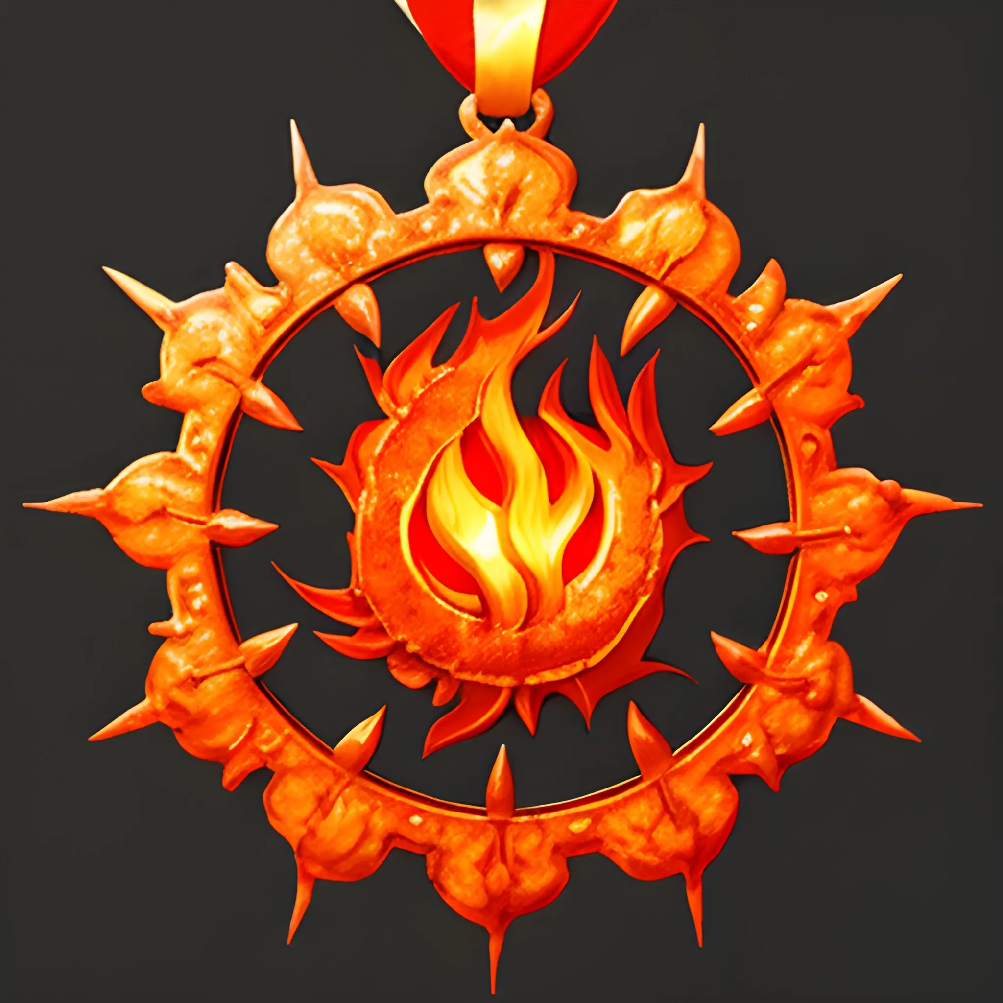 medallion of fire, Anime