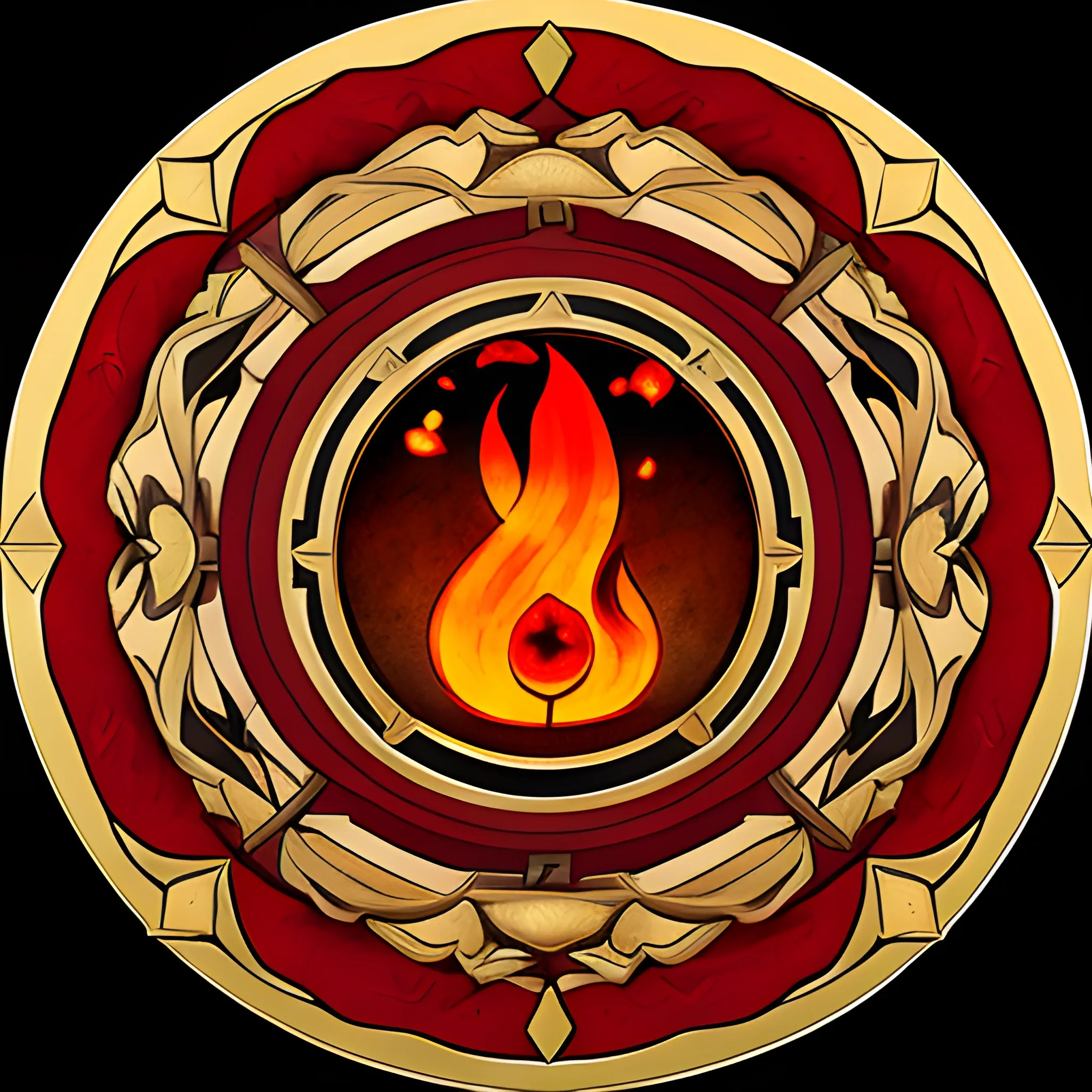 medallion of fire, Anime