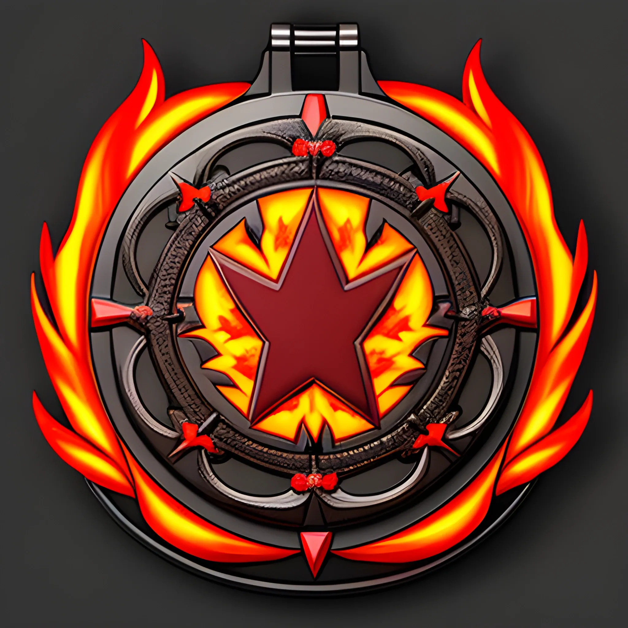 medallion of fire, Anime