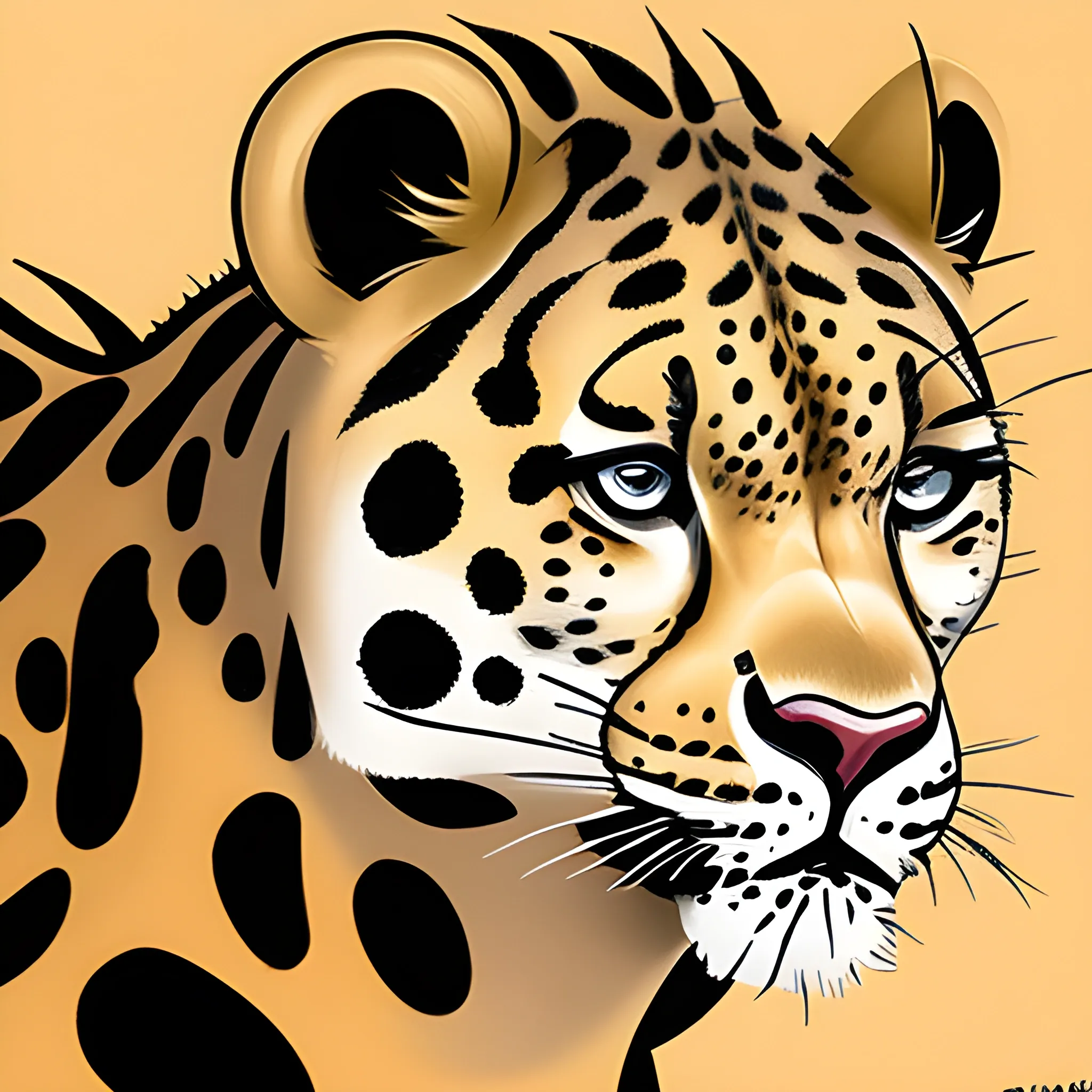 Taqueiros, , Dibujos animados, leopardo 