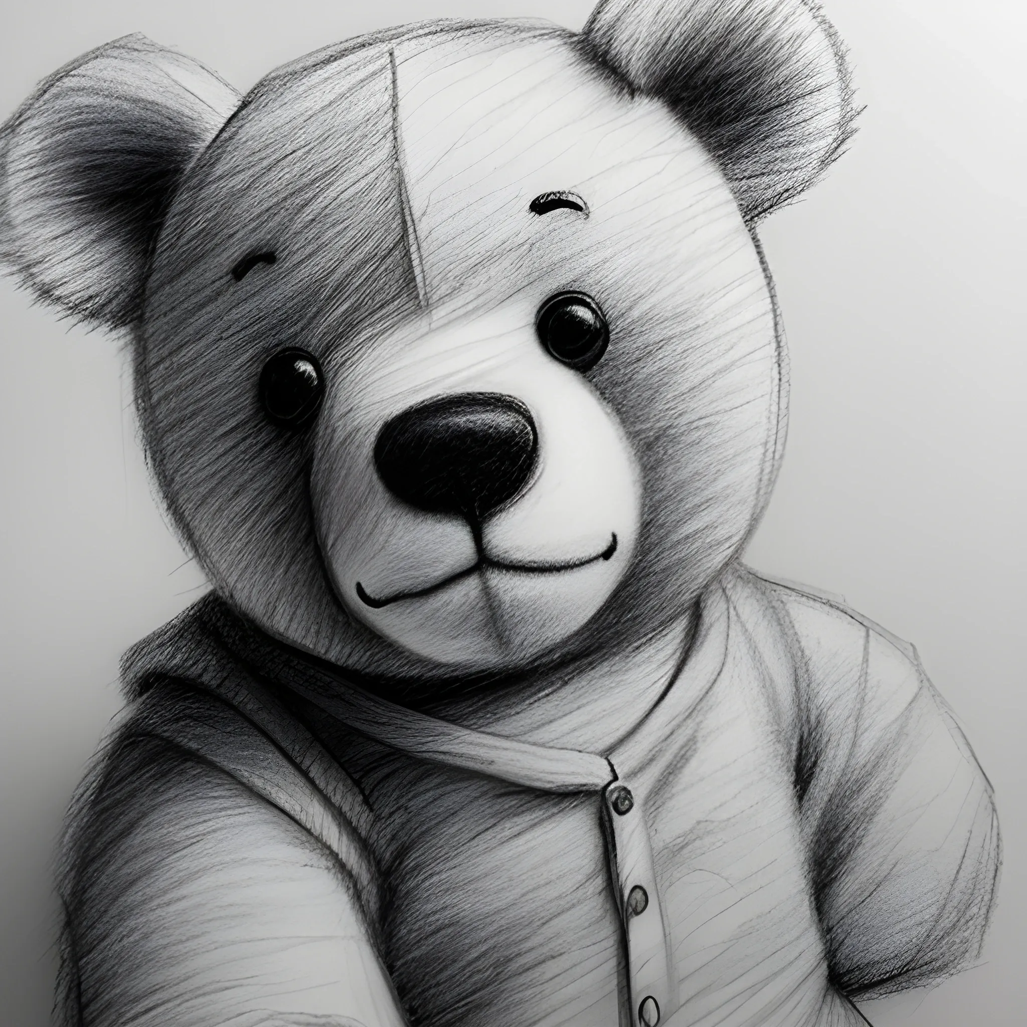 Teddy, Pencil Sketch