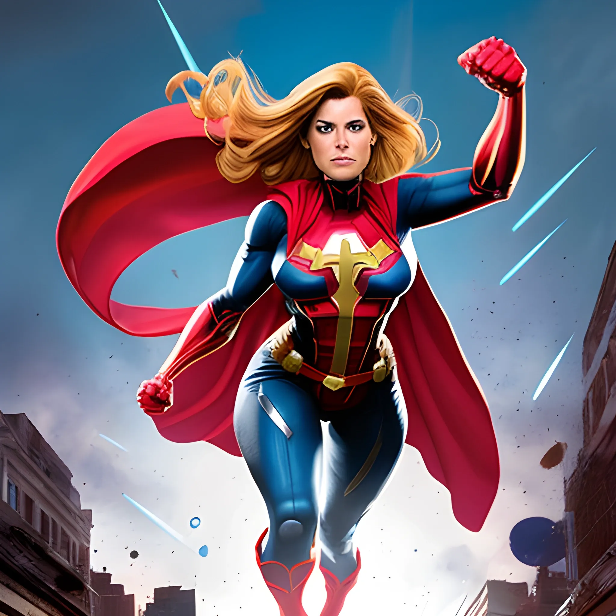 new marvel superhero woman with gigant powers
