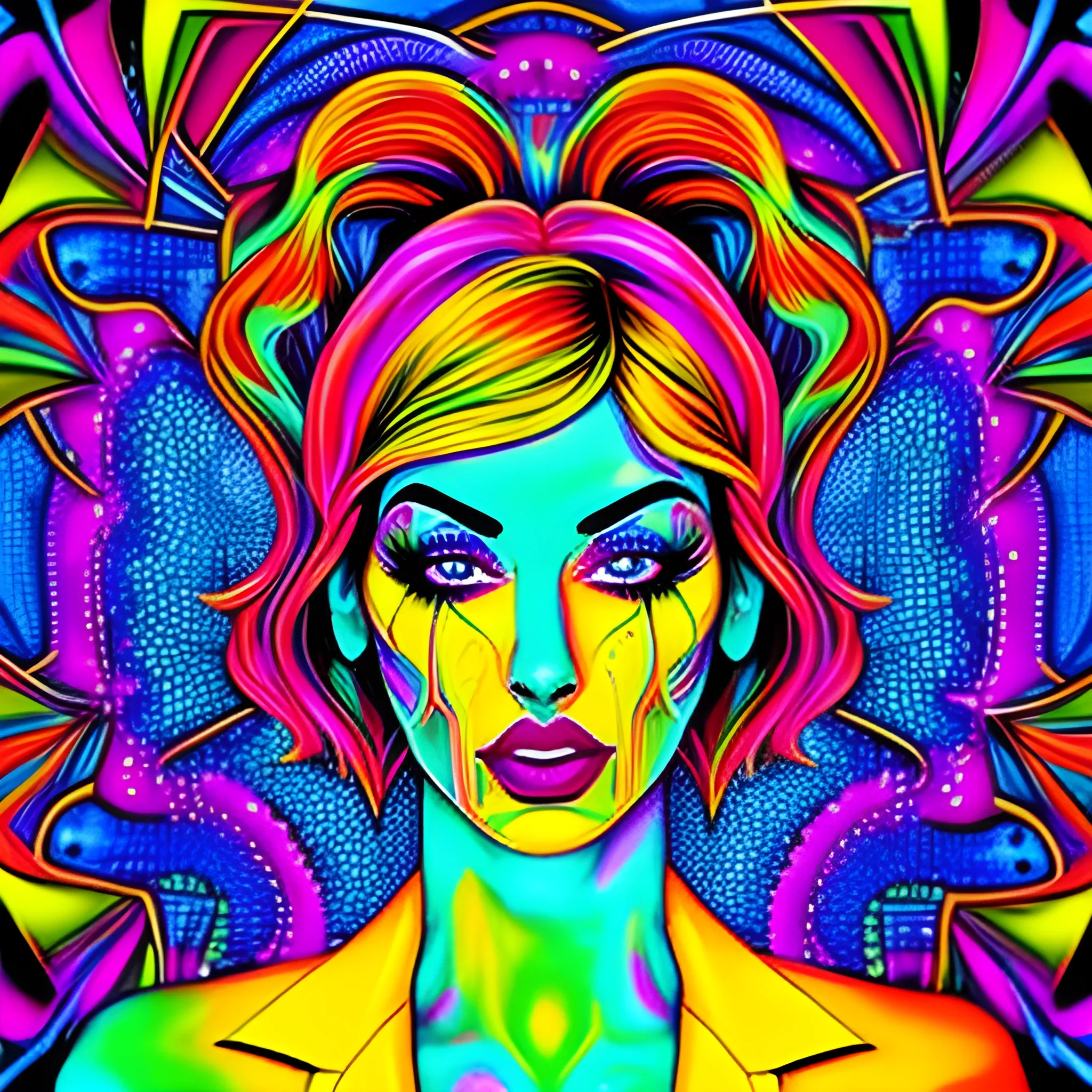 , Trippy young teen girl - Arthub.ai