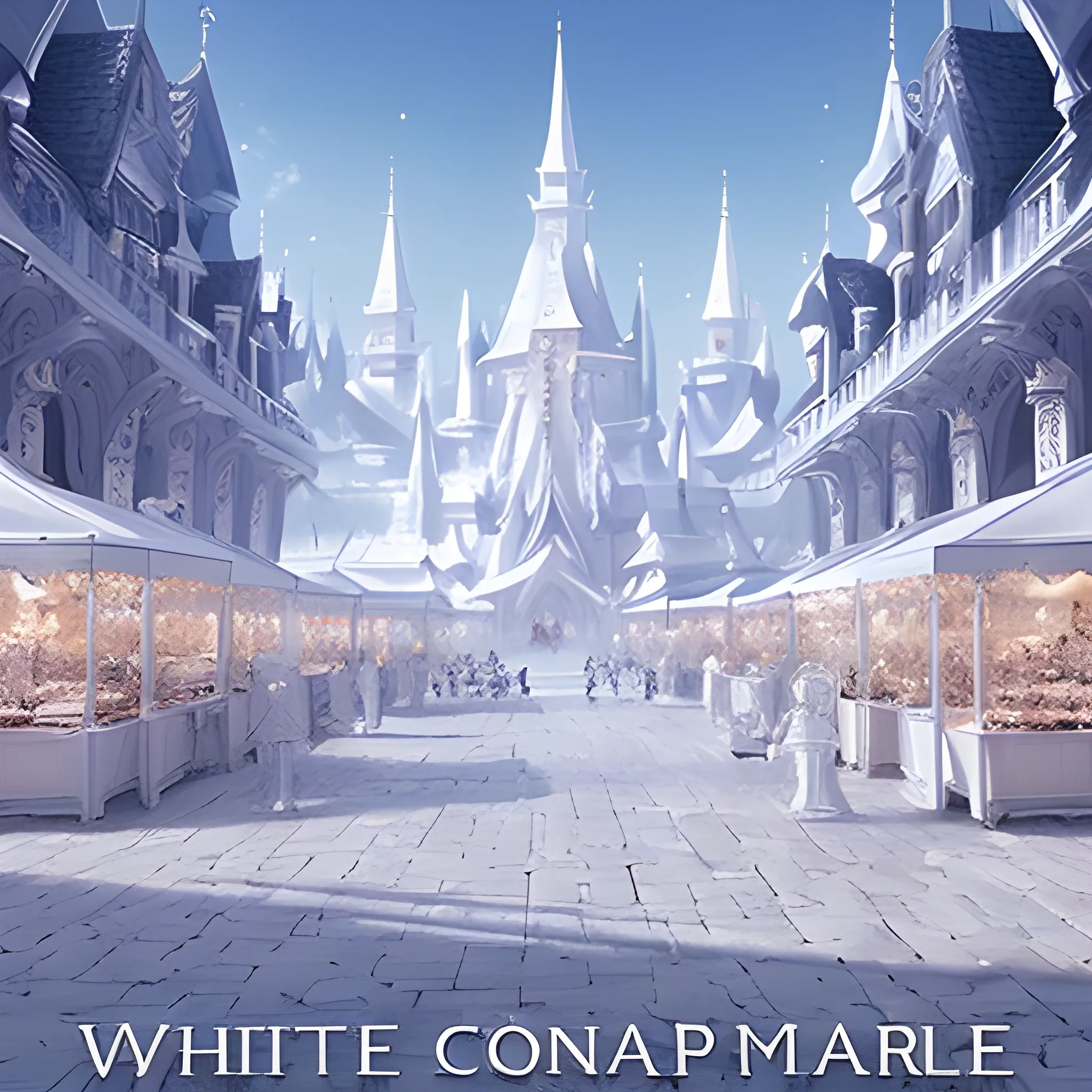 white fantasy marketplace 
