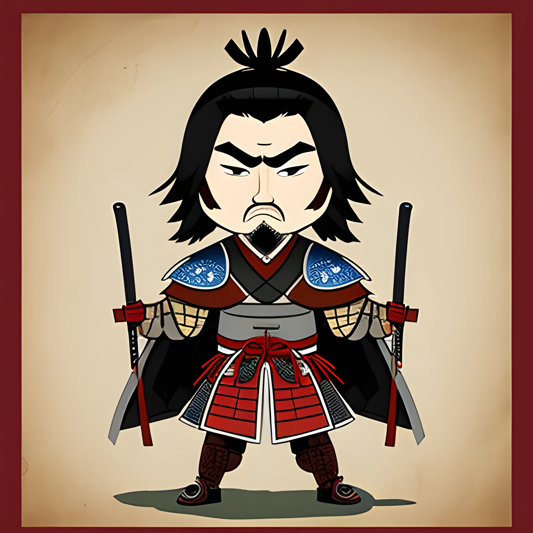 Medieval samurai , Cartoon