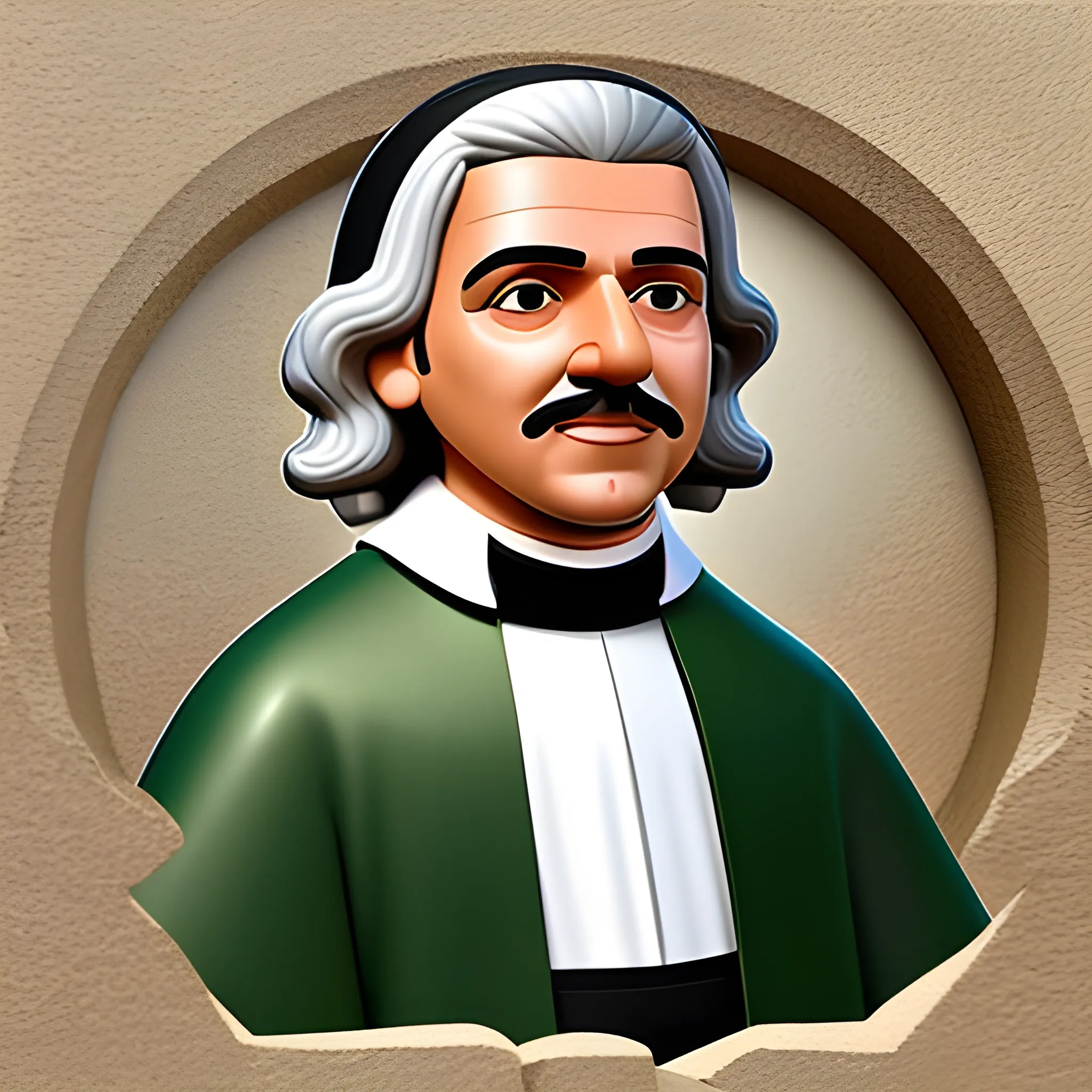 imagen de san juan bautista de la salle, Cartoon, 3D - Arthub.ai