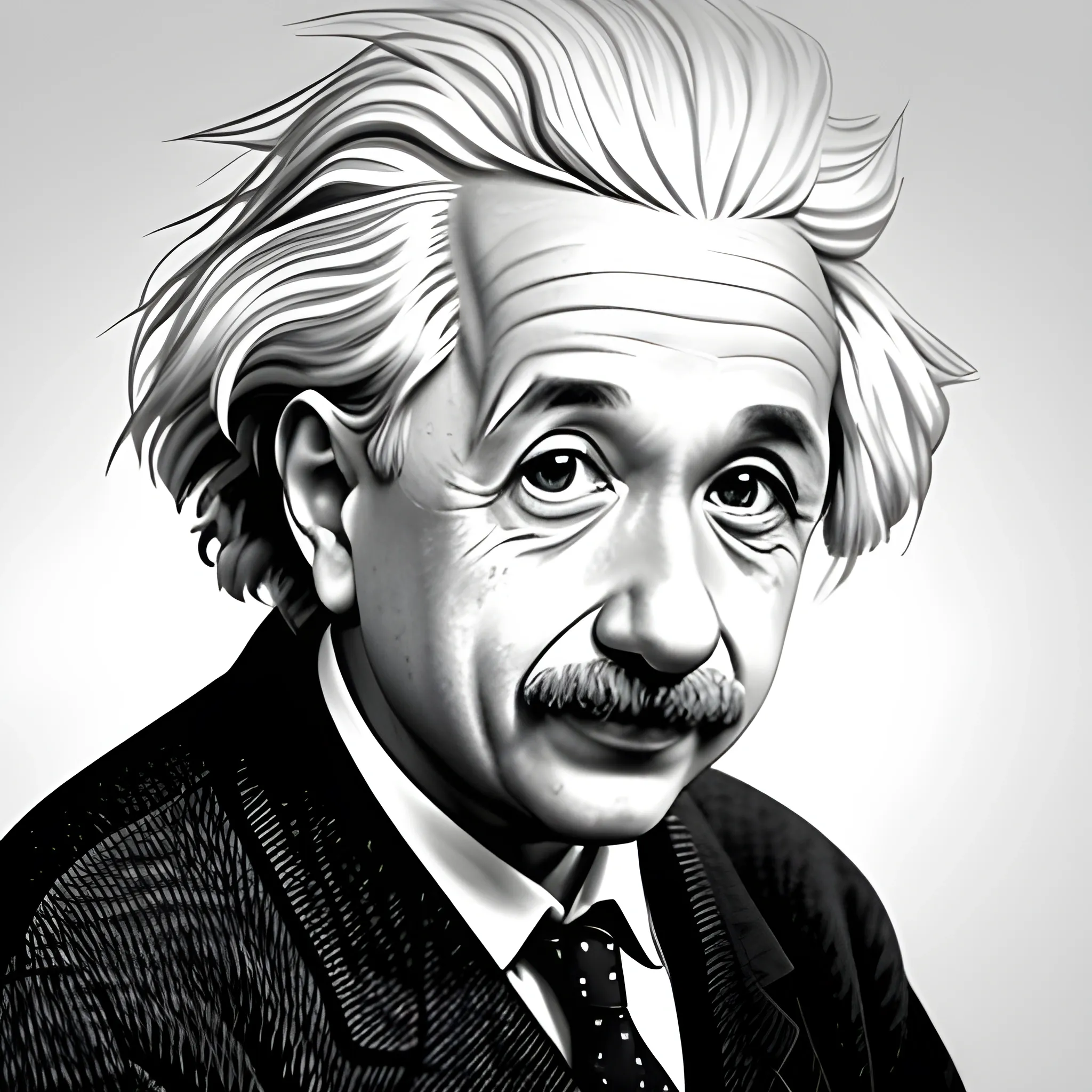 imagen de albert einstein joven 20 años, Cartoon, 3D