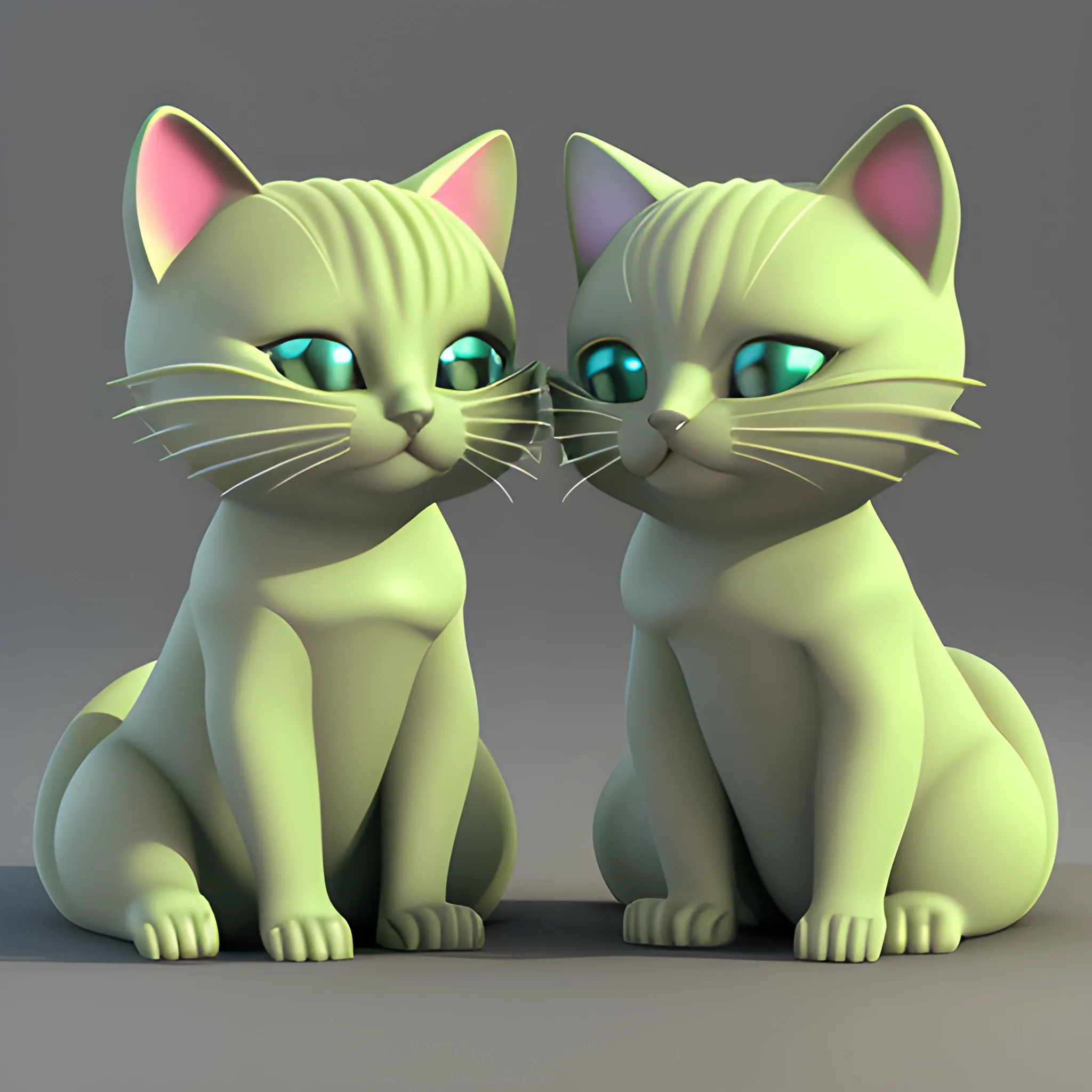 Gatitos, 3D