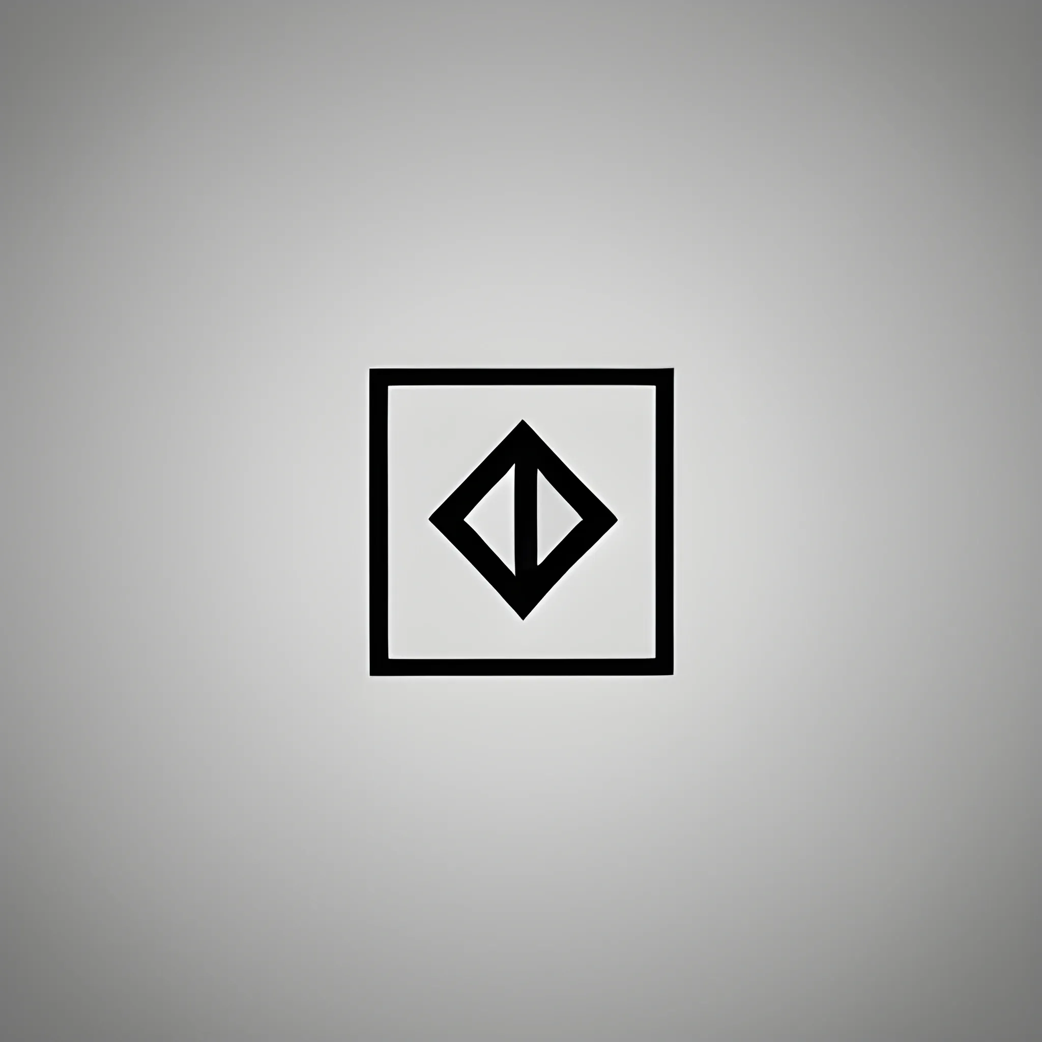 an original, unique and simple logo about a project creator, abstract logo