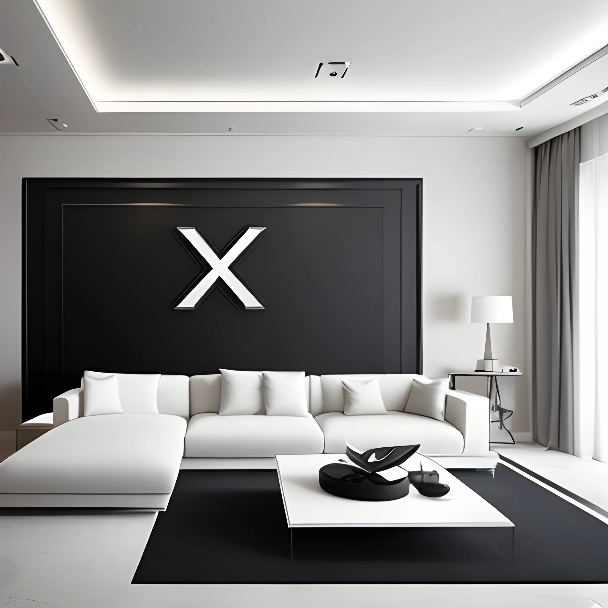 Crafting Unique Interior Spaces with KN Logo: Embodying Minimalistic and Abstract Elements for Elegant Designs