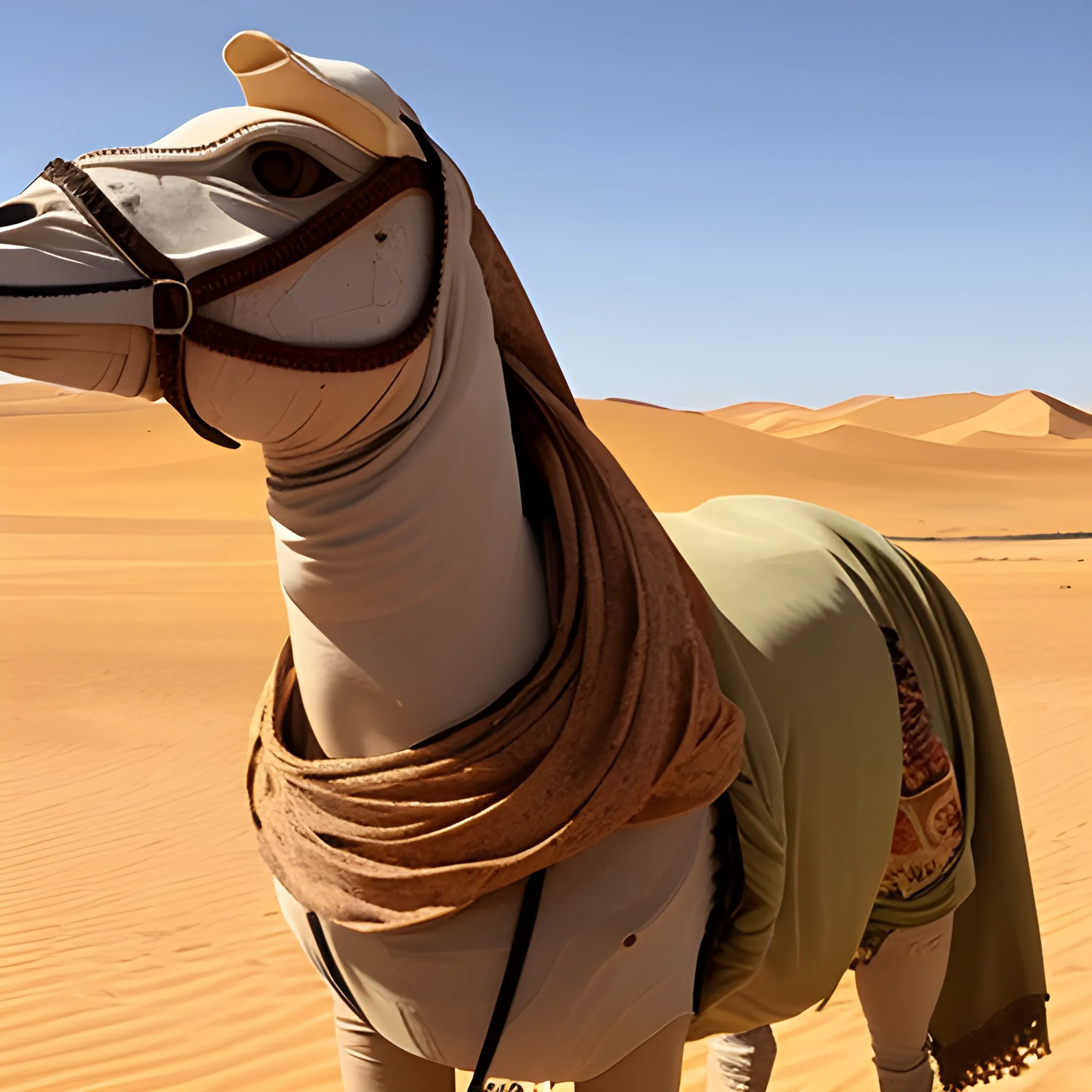 camello en el desierto 