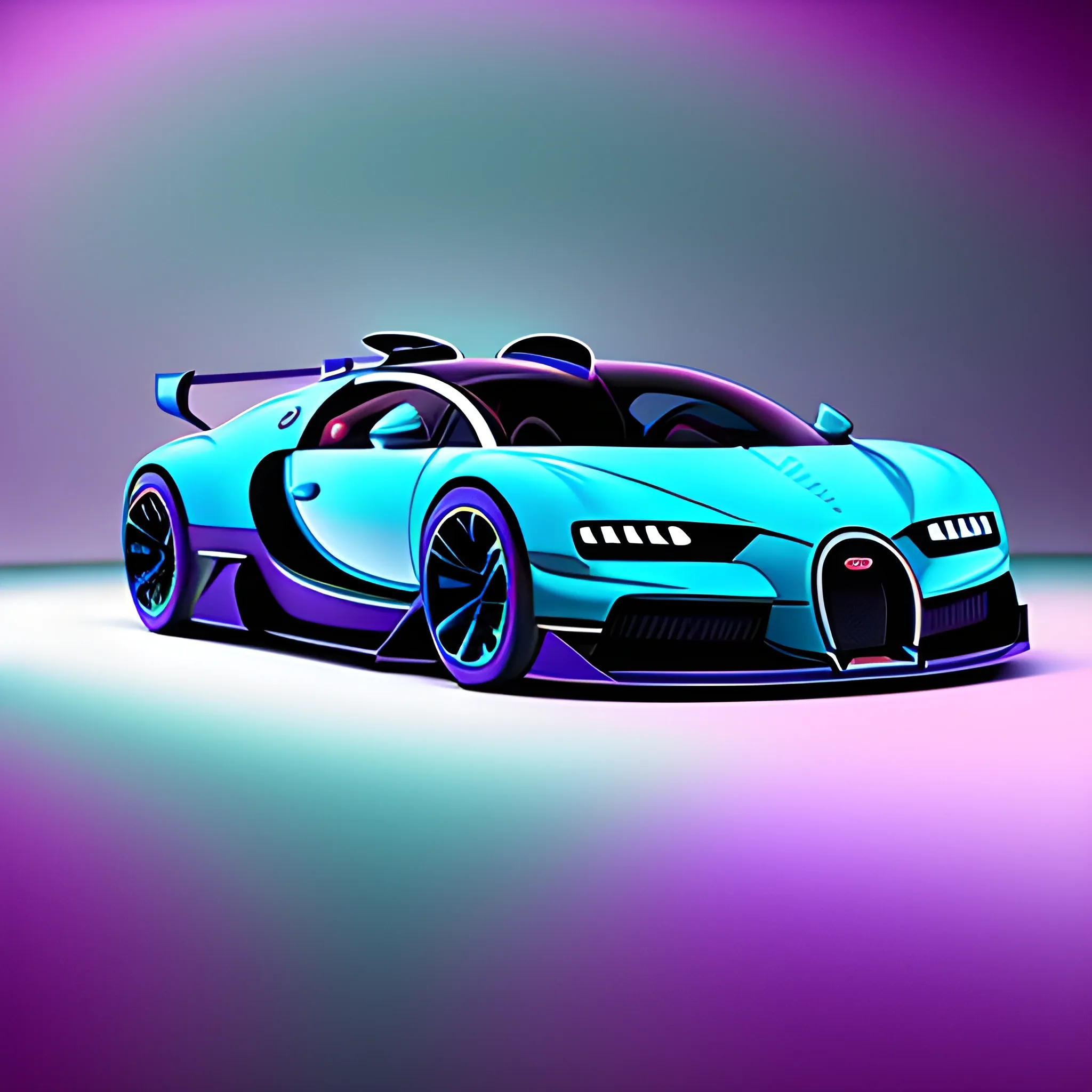 Bugatti vision
, Trippy, 3D