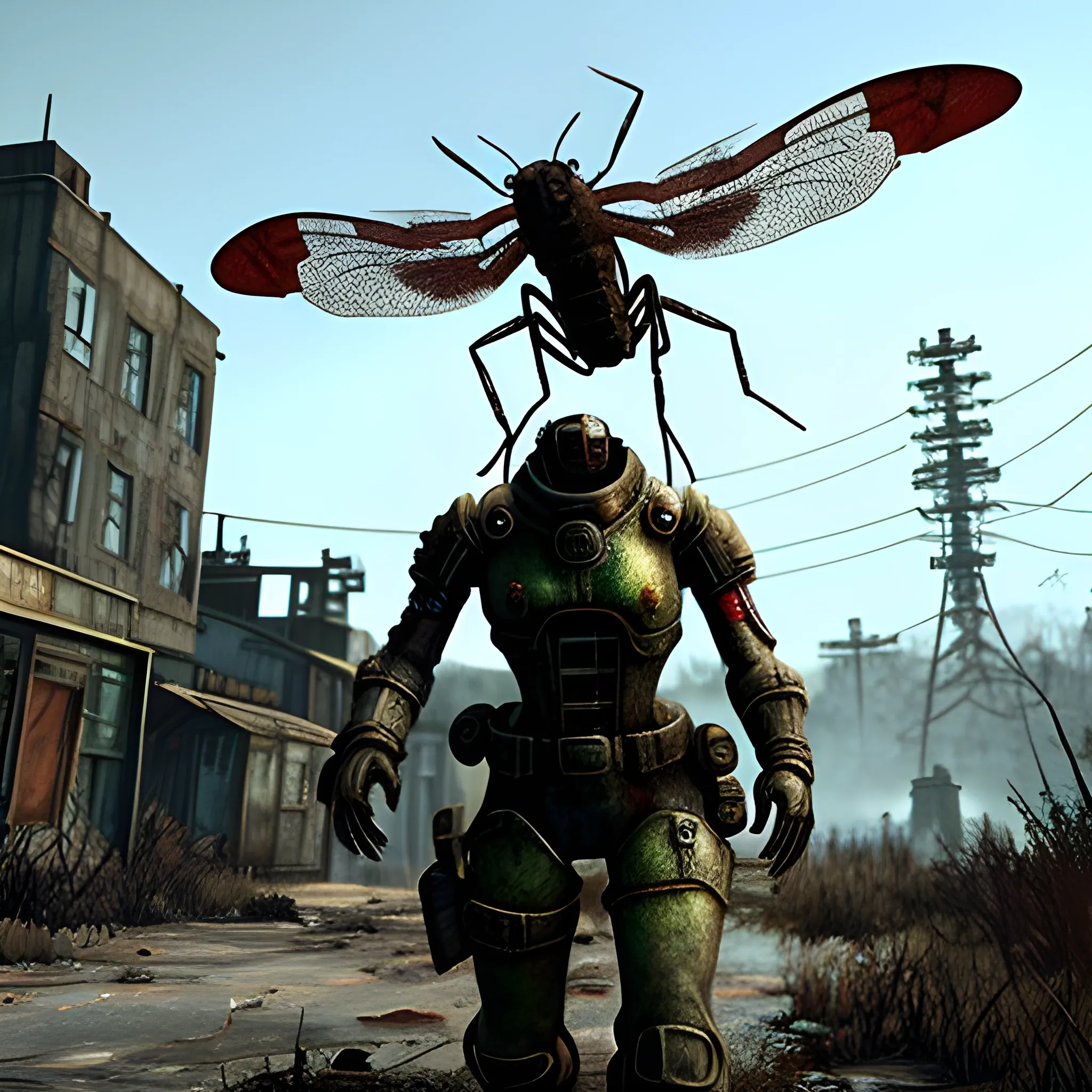 fallout 4, a very large mutated mosquito