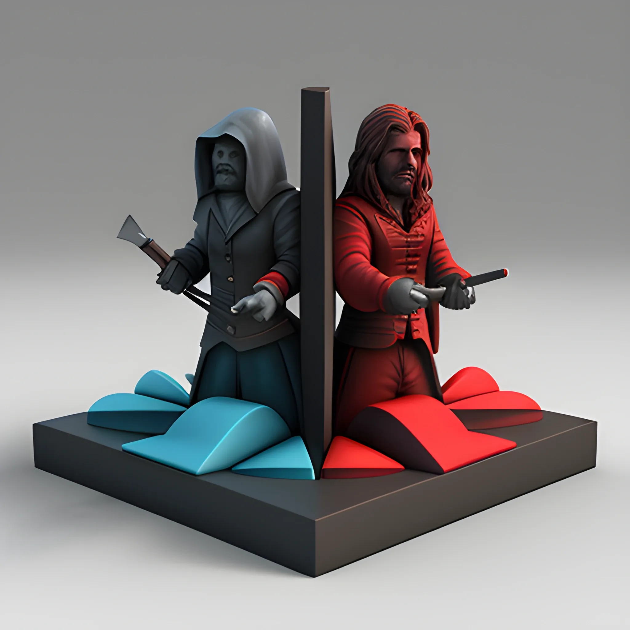 Betrayal and friendship, 3D