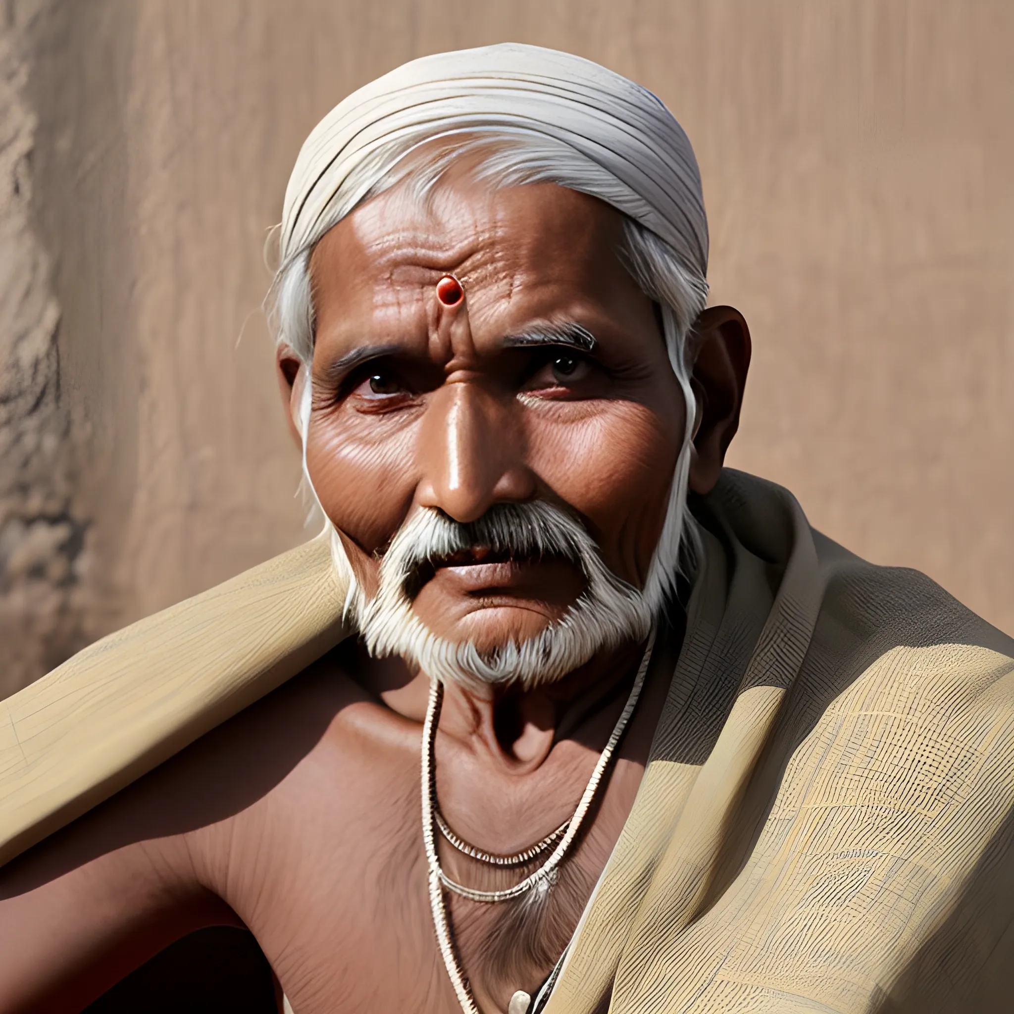 Old indian modern man at age of 40
