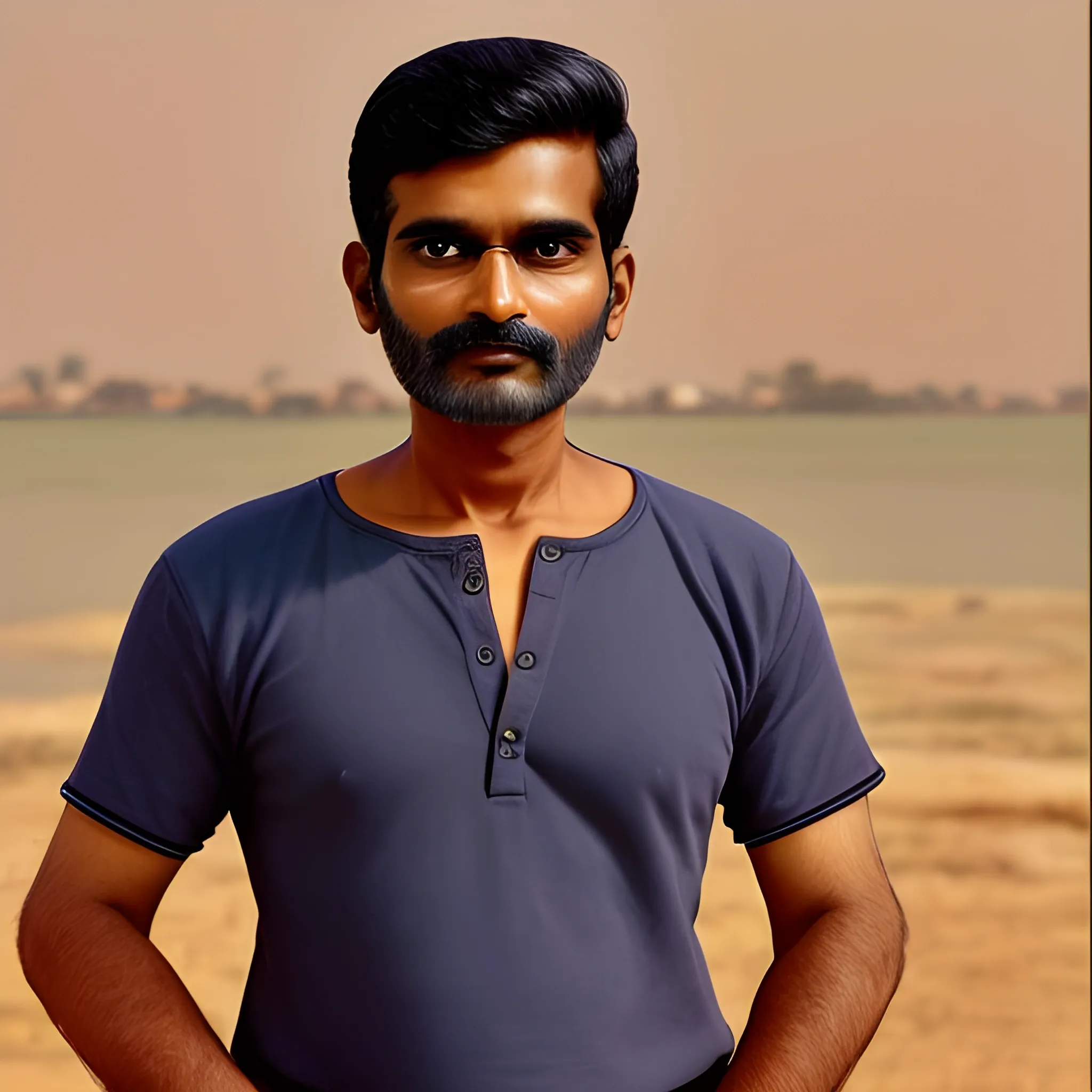 indian modern man at age of 40
