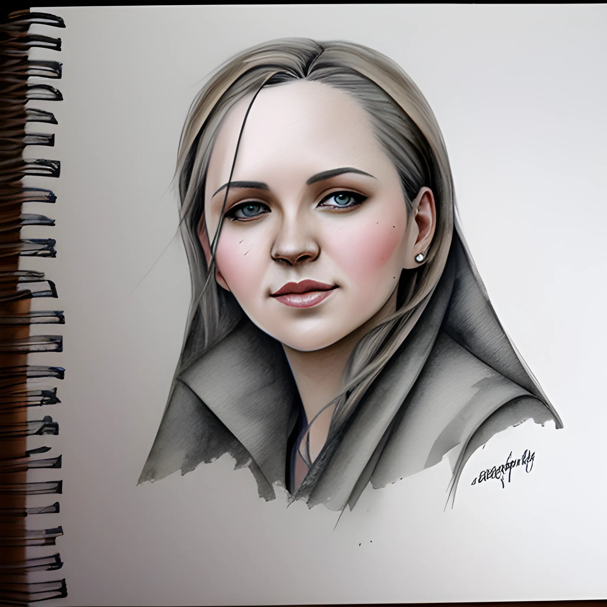 

Accurate Ivanna Sakhno, Pencil Sketch, Water Color