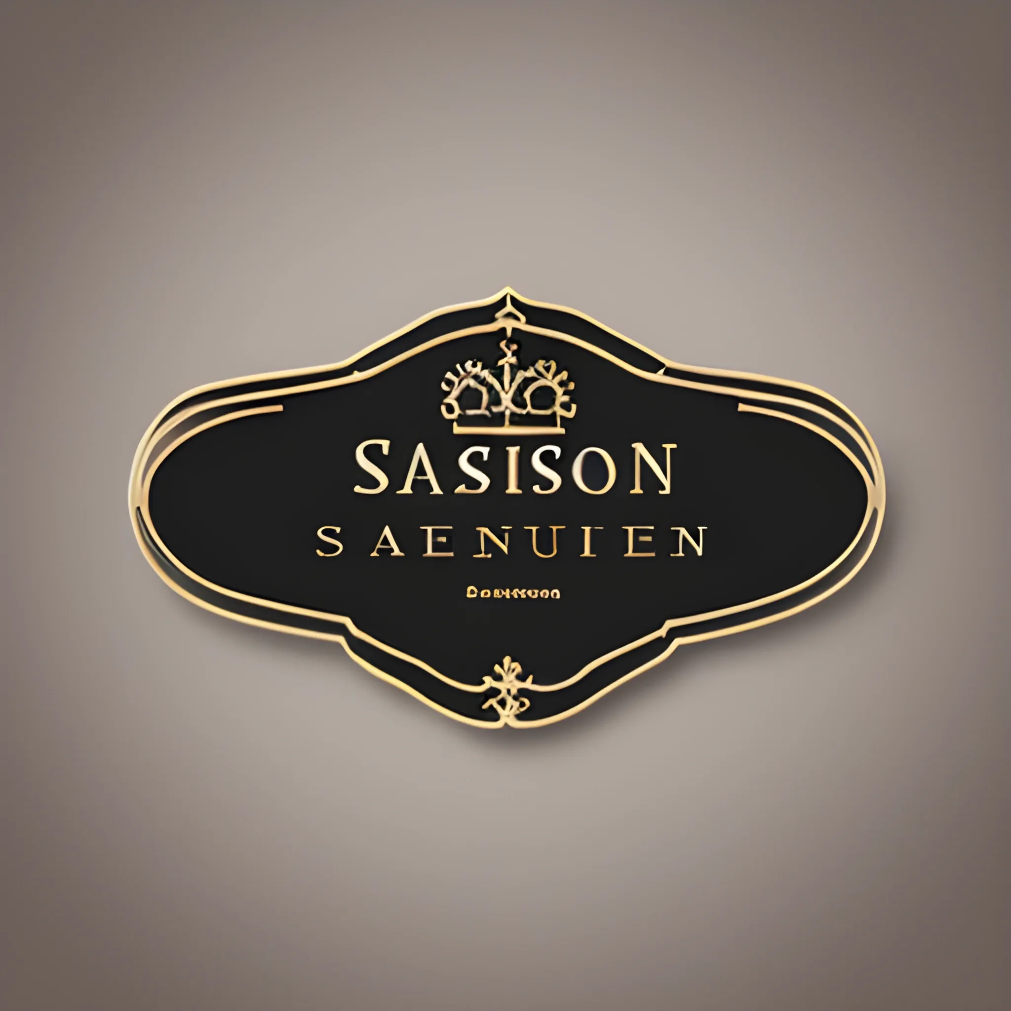 logo for a company that selling parfum called "MAISON SENTEUR"
