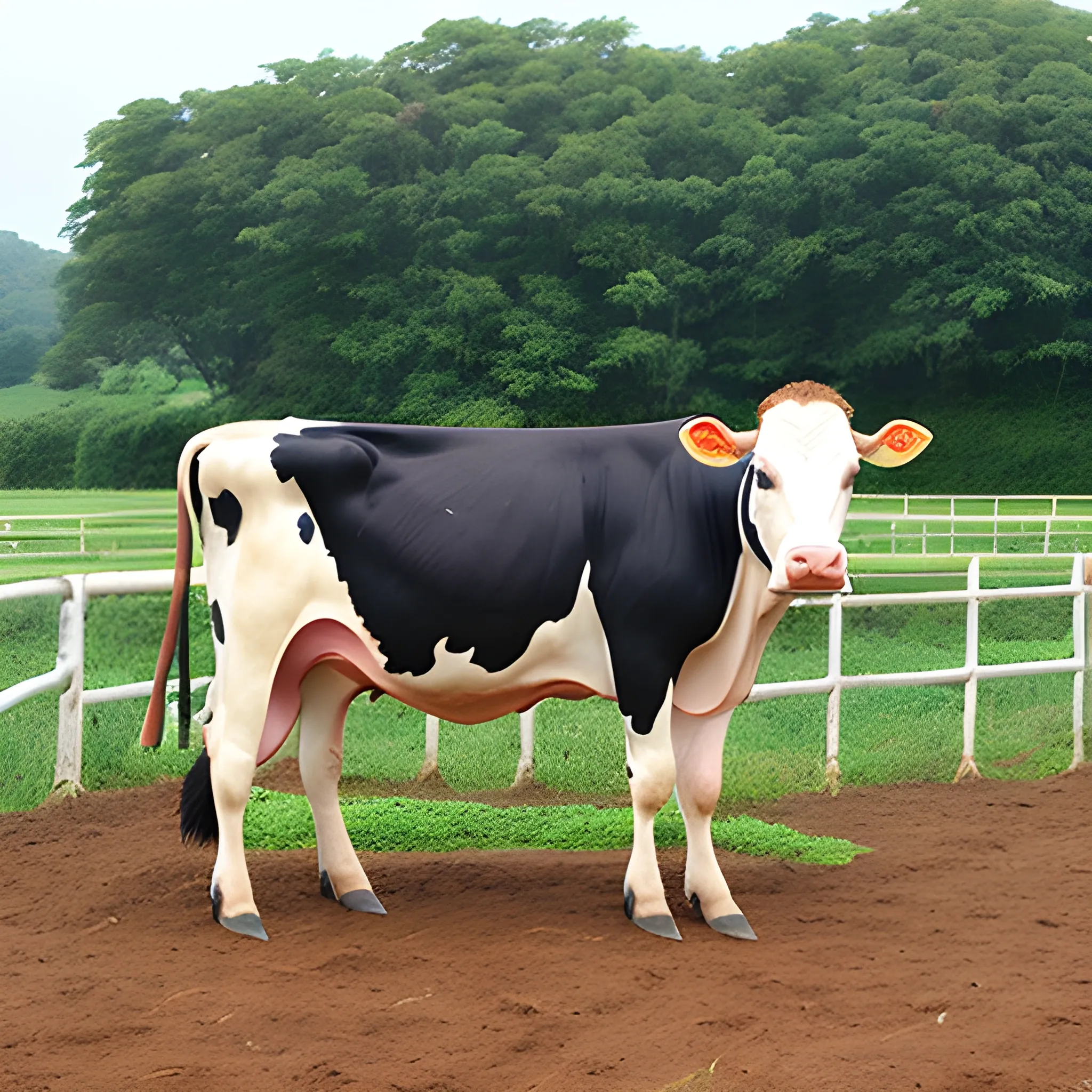 cow specie jersey in farm
