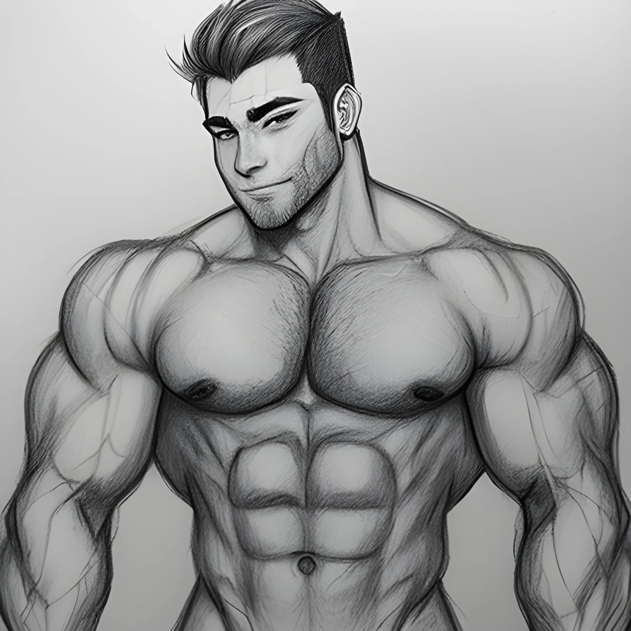 , Pencil Sketch Gay Bara
