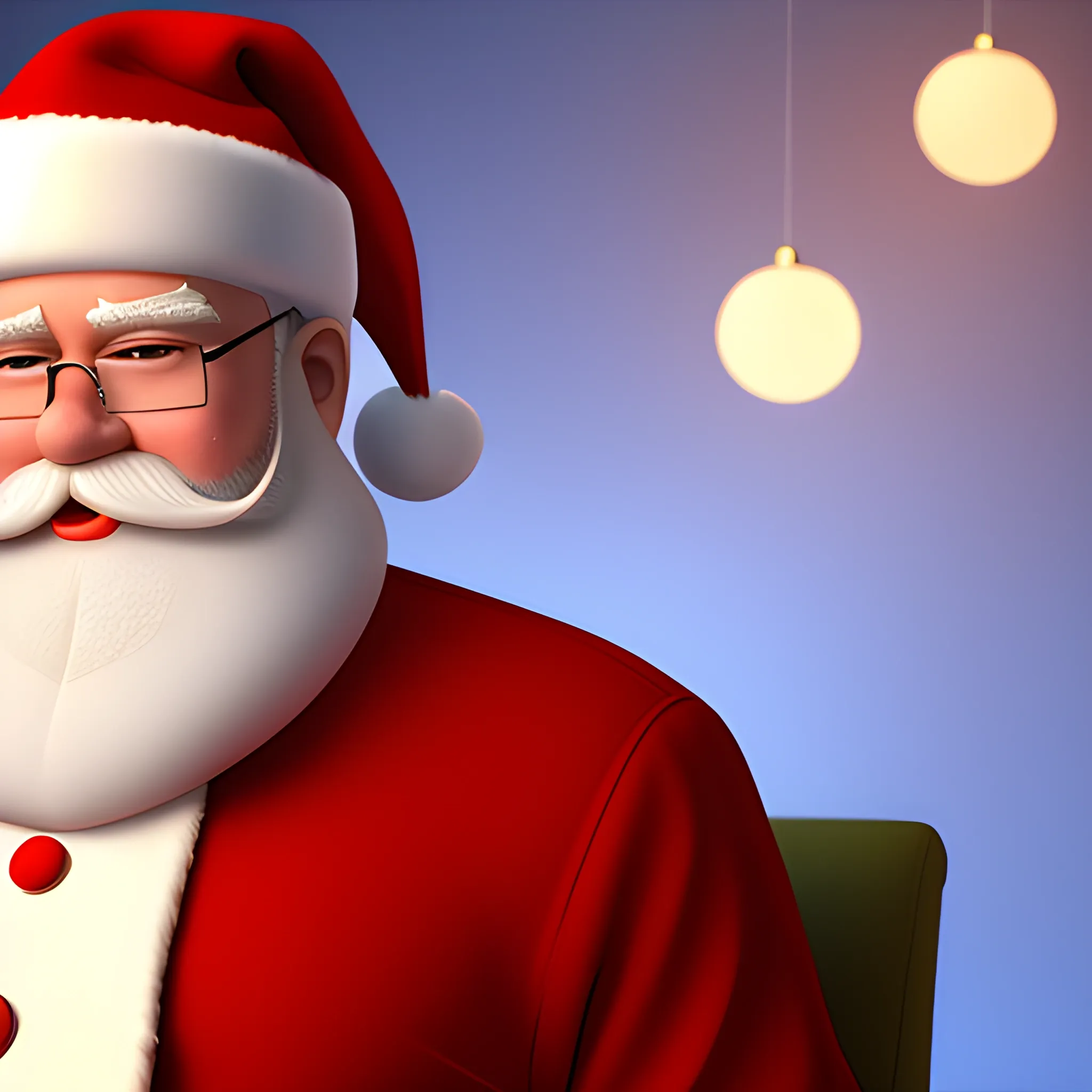 Santa, 3D