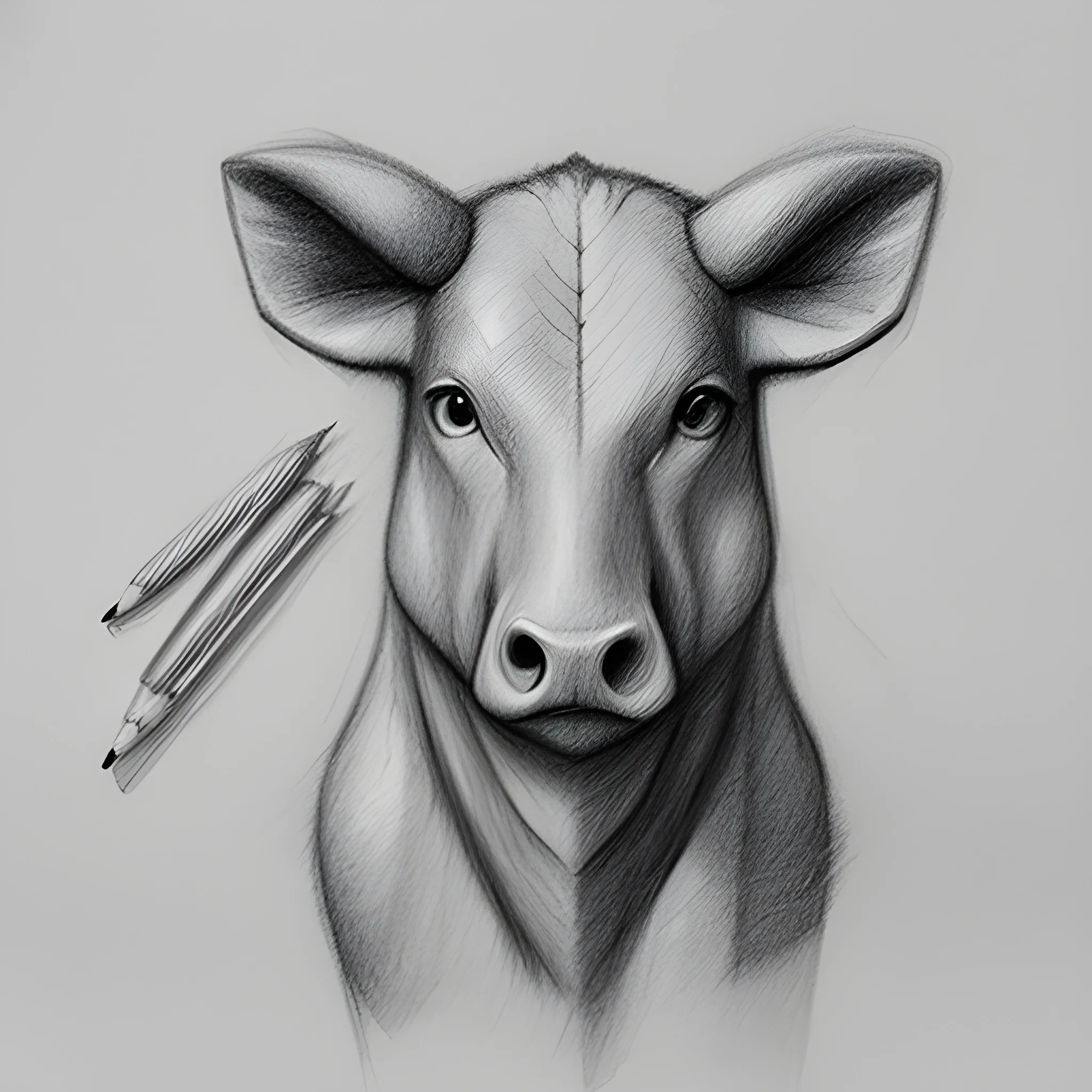 meat, Pencil Sketch