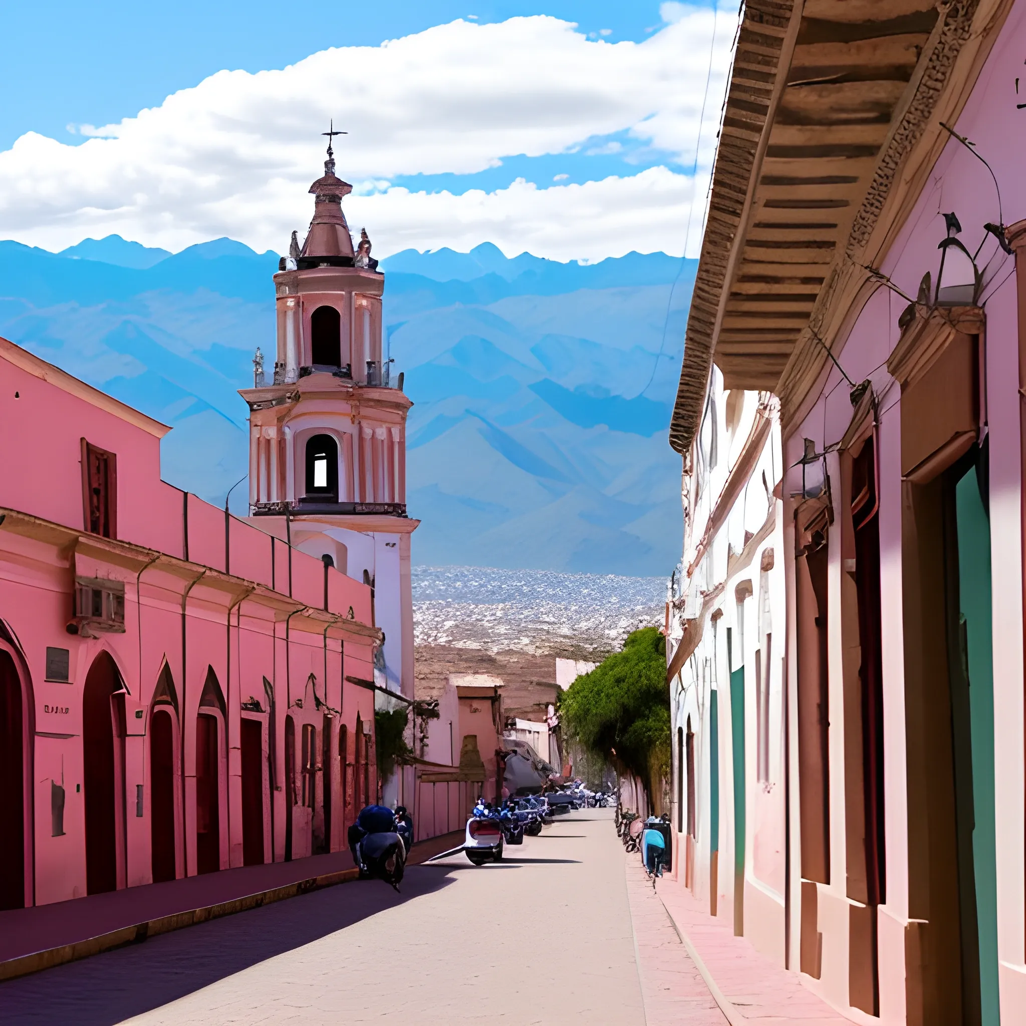 Salta, capital, argentina en llamas