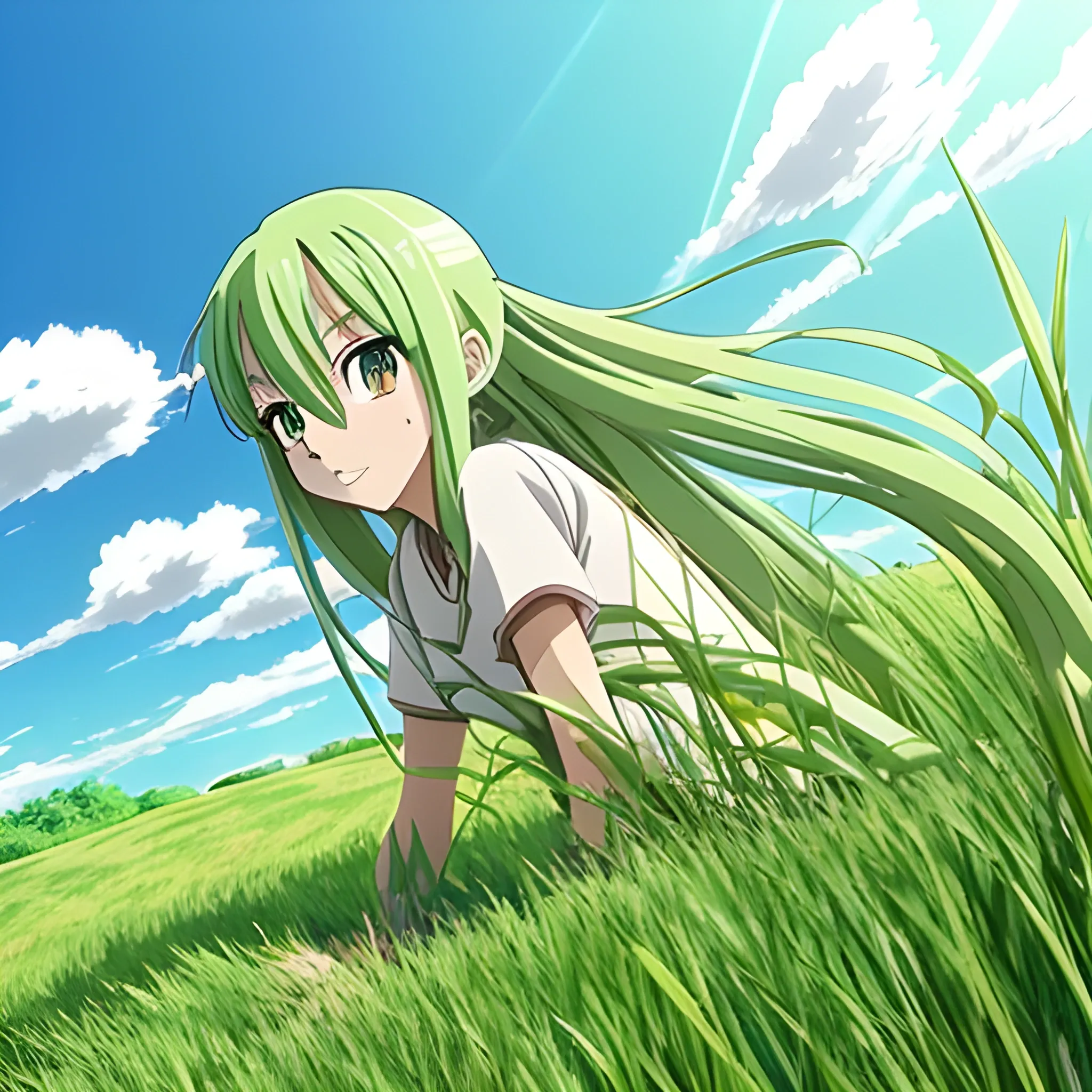 grass anime for anime,only